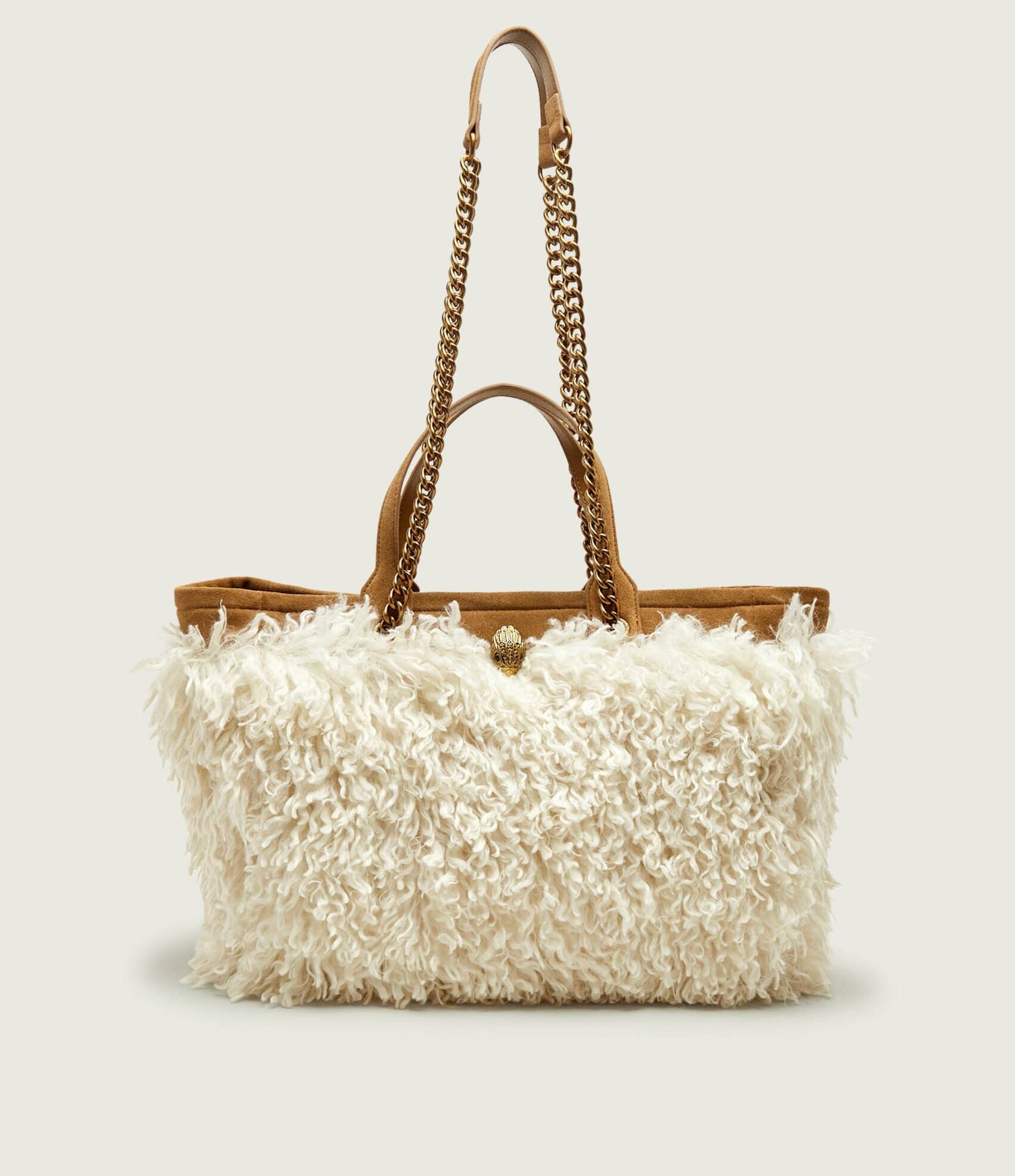 Kurt Geiger Geantă shopper Hoxton | zamsz | shearling