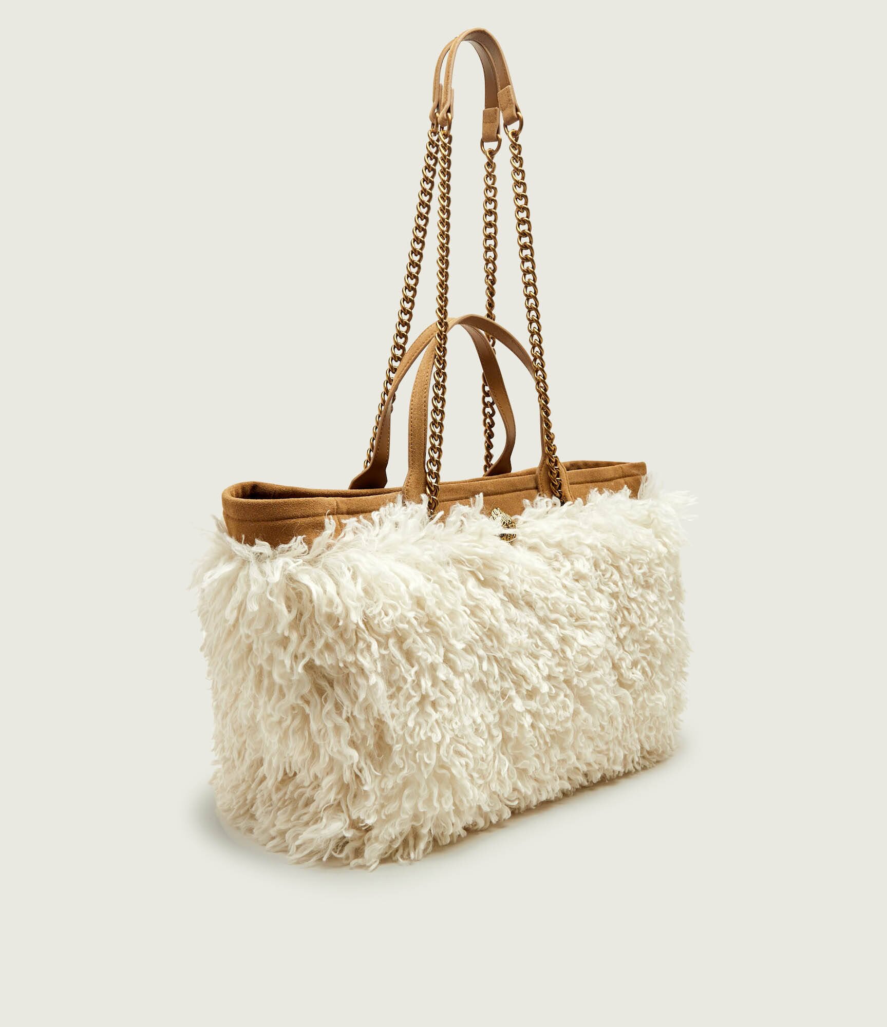 Kurt Geiger Geantă shopper Hoxton | zamsz | shearling