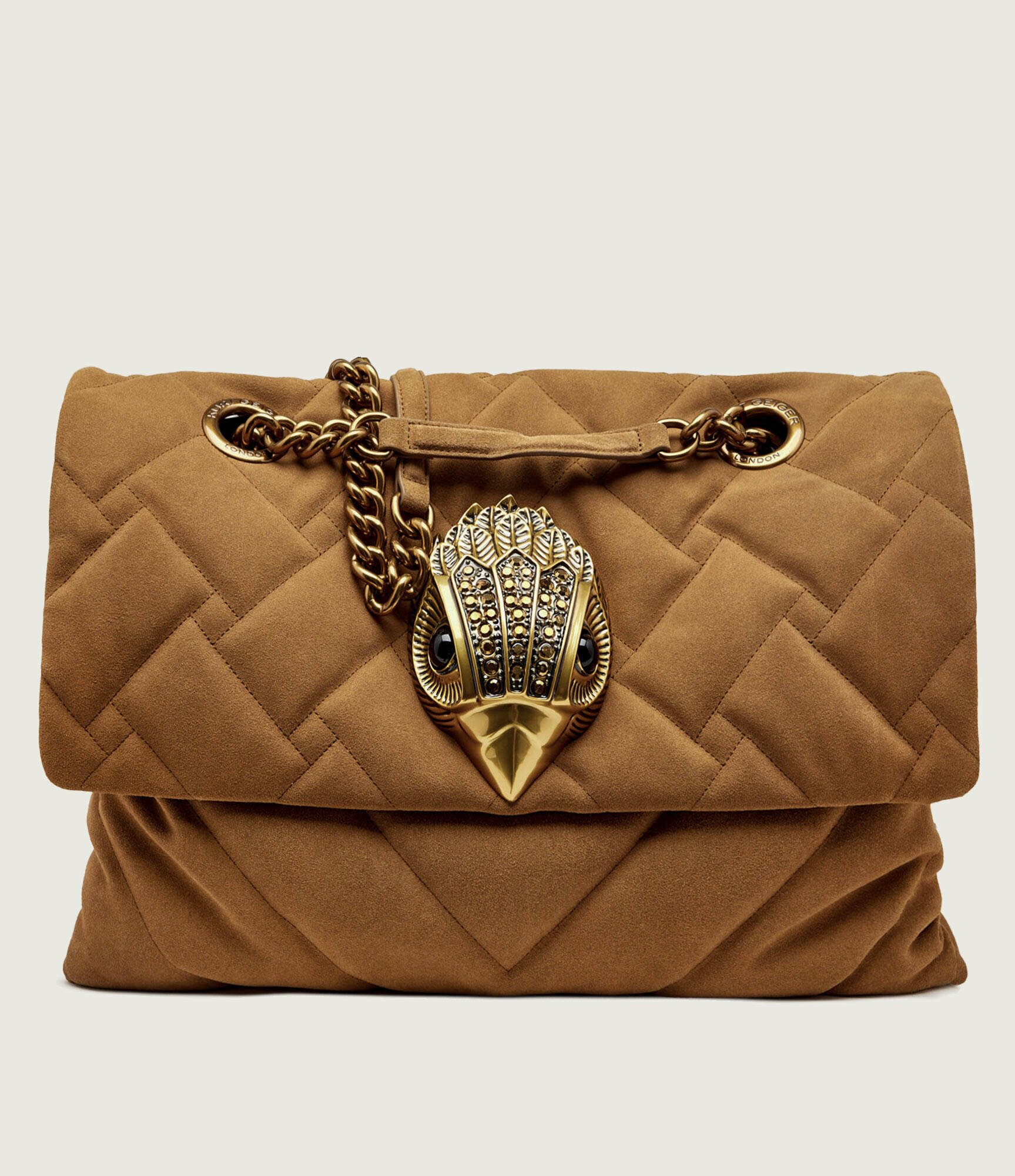 Kurt Geiger Geantă shopper Macro Kensington | piele întoarsă