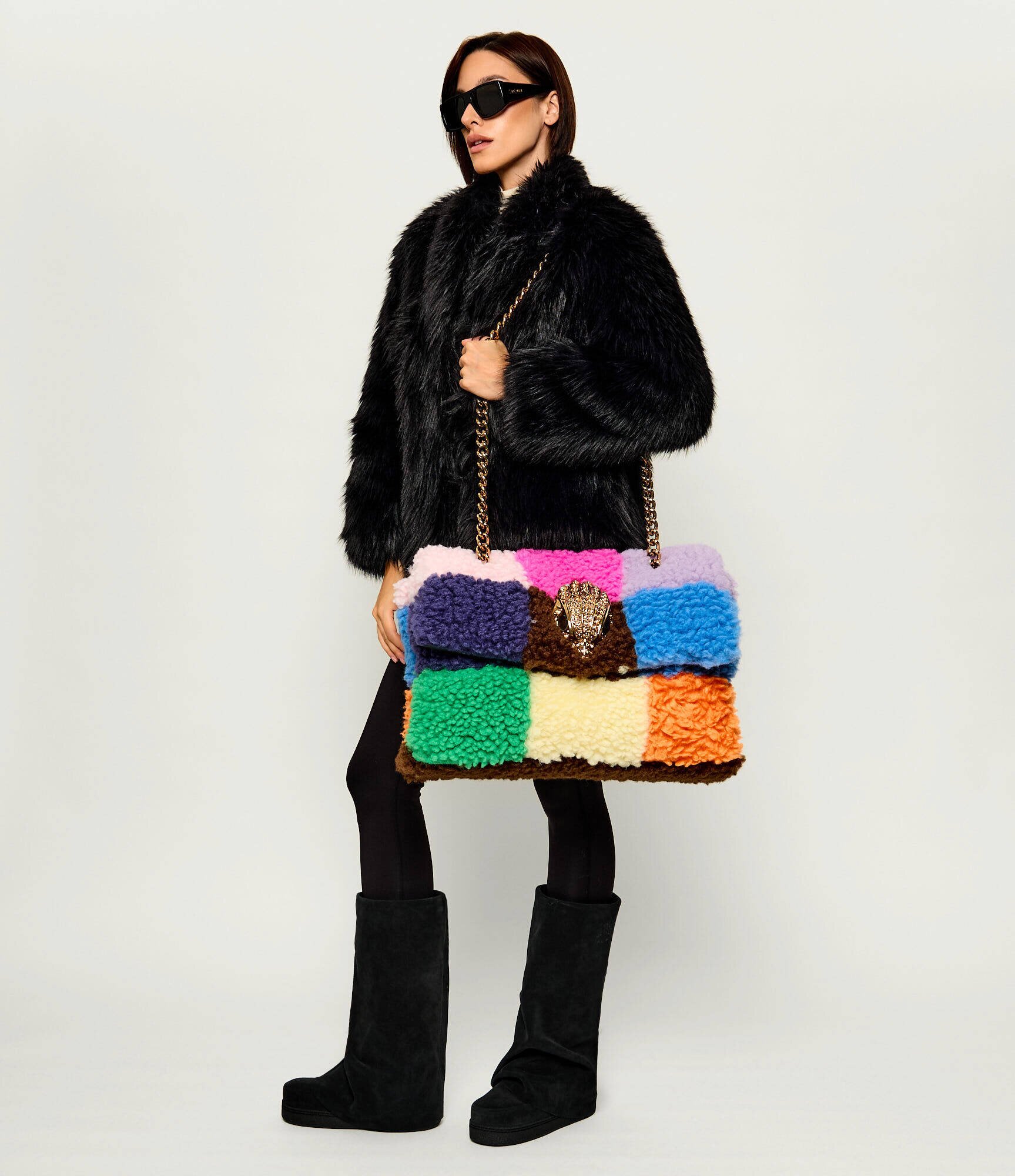 Kurt Geiger Geantă shopper Macro Kensington | shearling