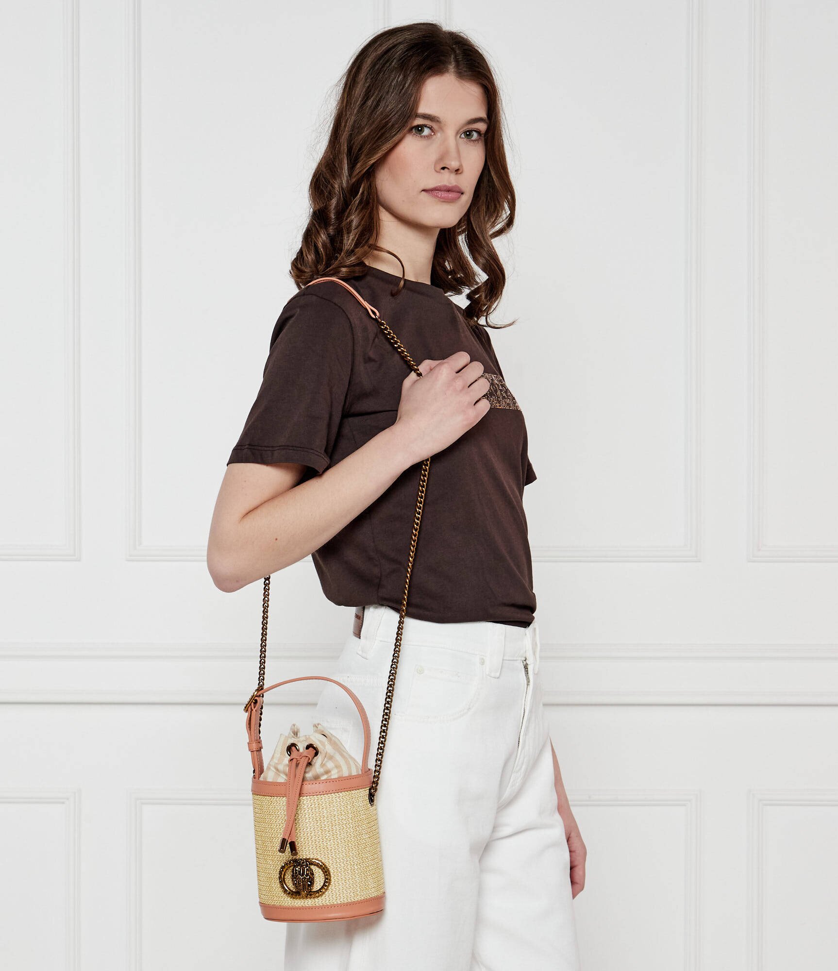 Kurt Geiger Geantă tip sac Chelsea cu adaos de piele