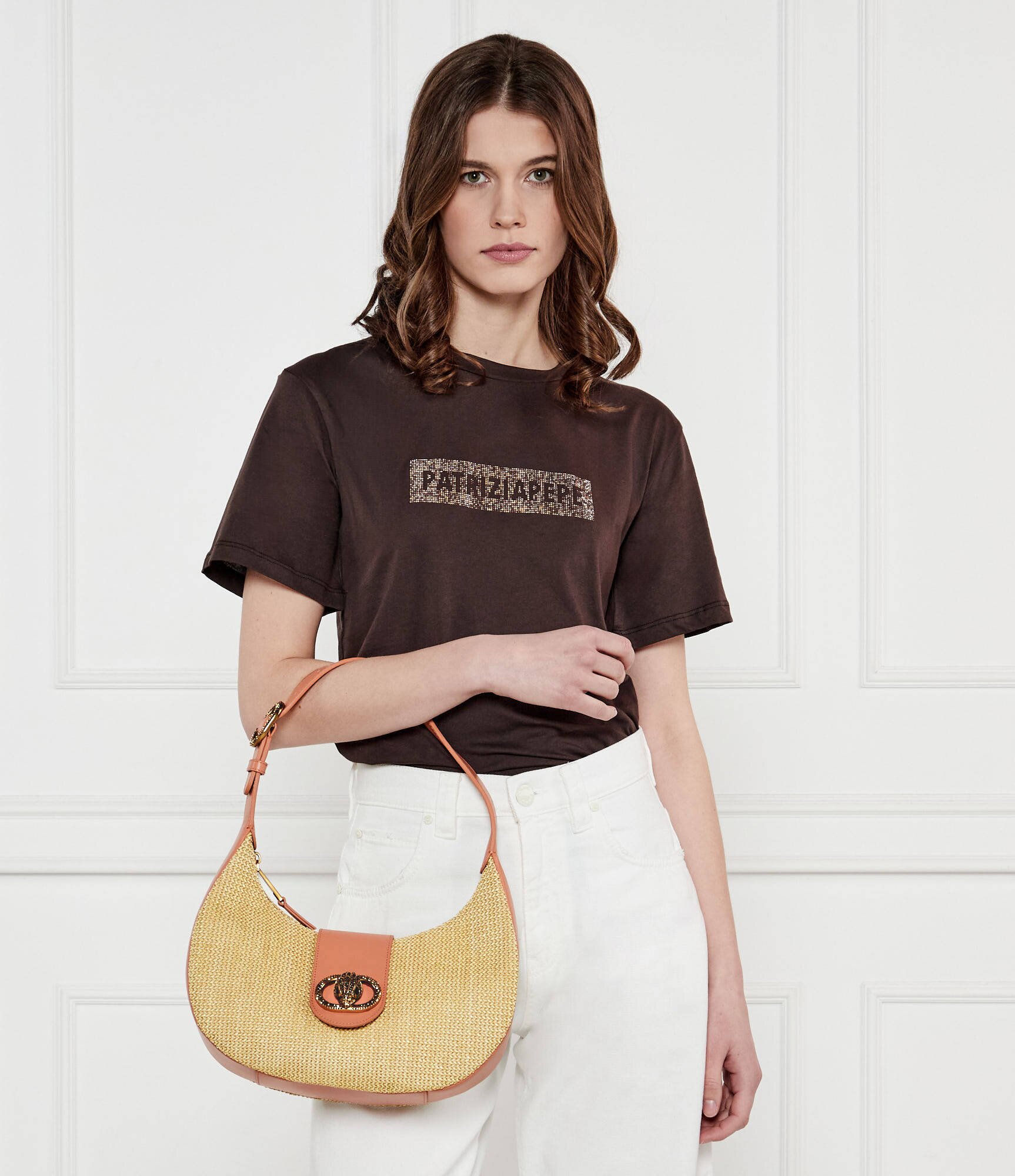 Kurt Geiger Hobo Chelsea cu adaos de piele