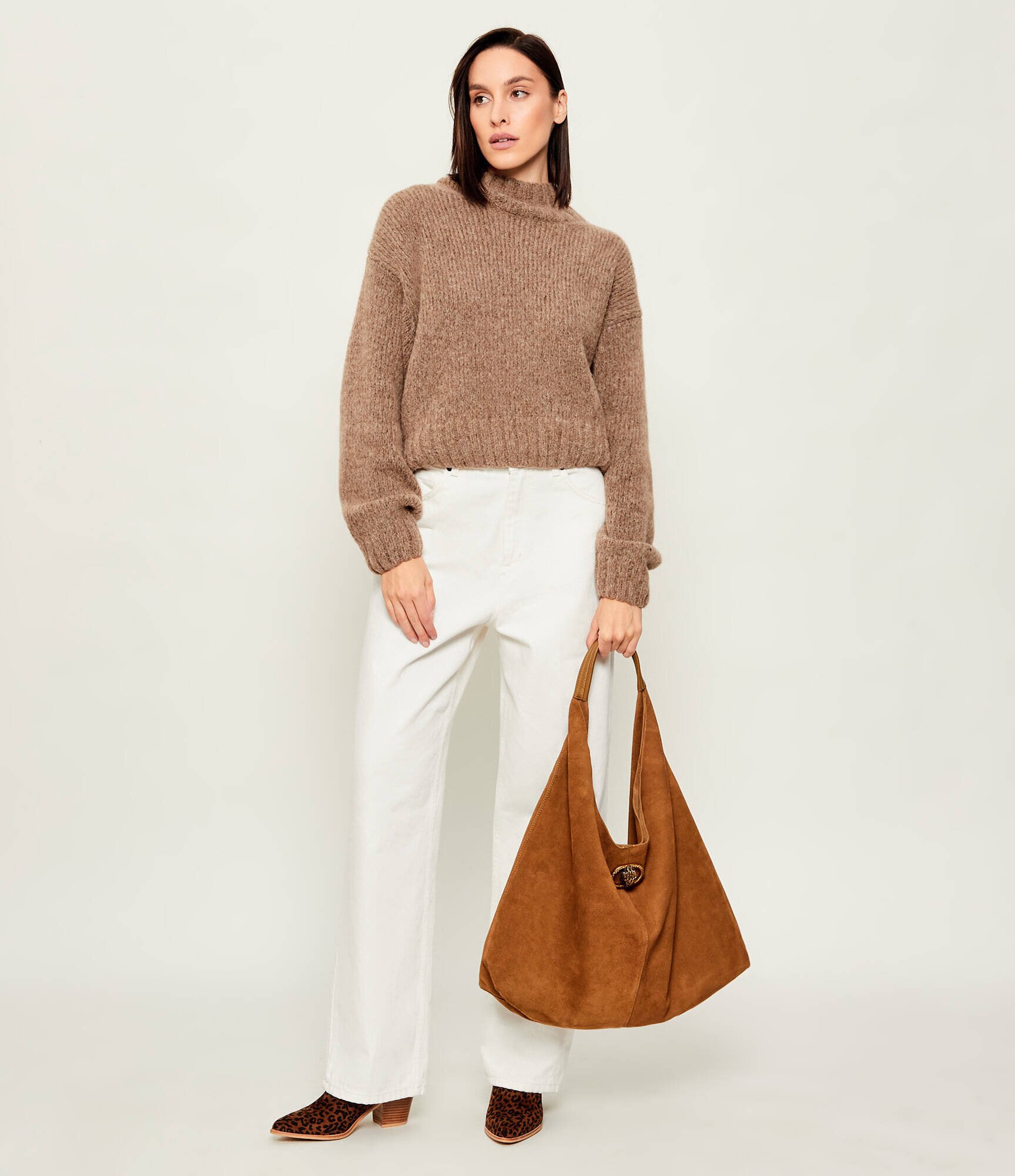 Kurt Geiger Hobo CHELSEA | piele întoarsă