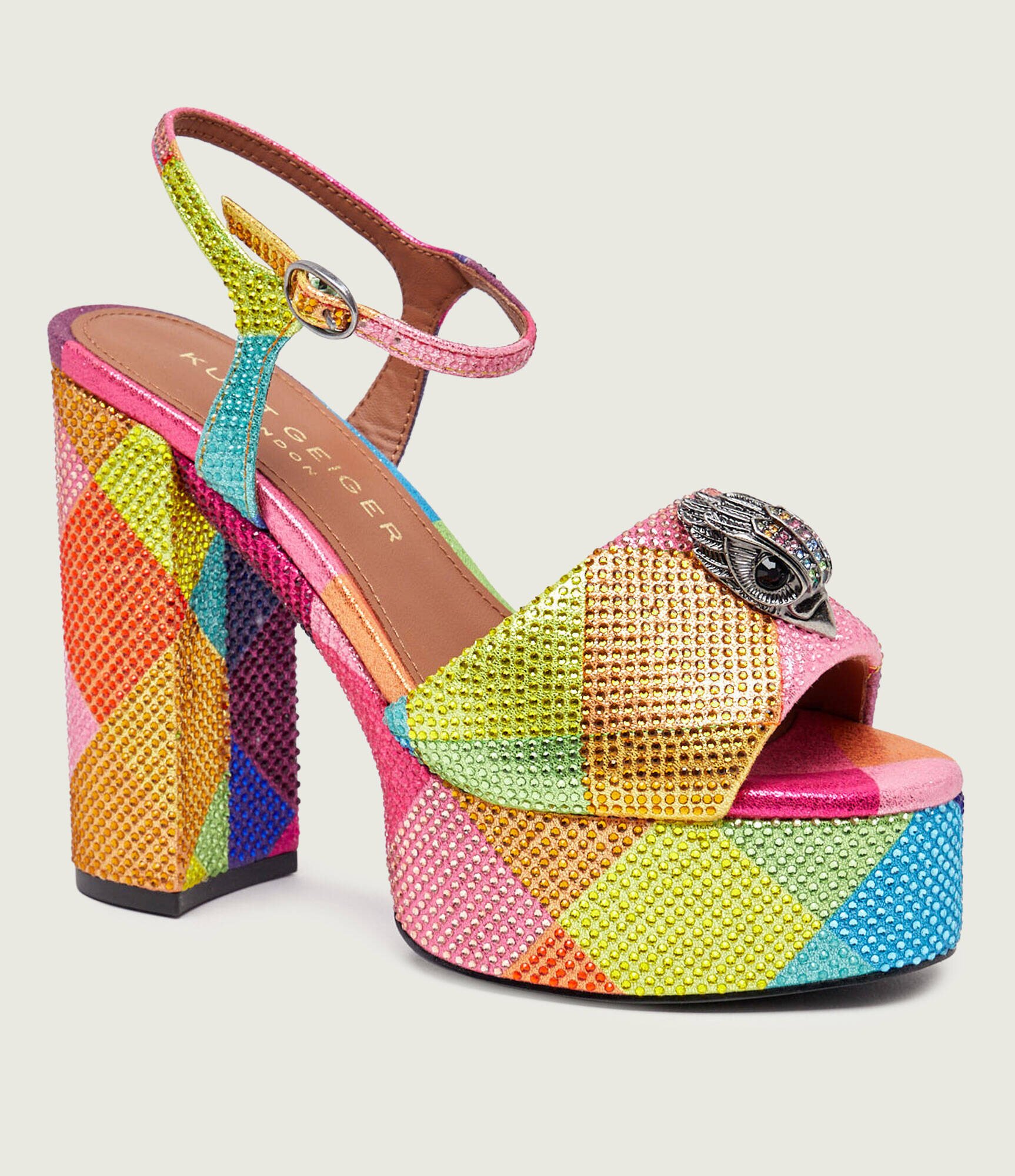 Kurt Geiger Sandale cu toc gros 225-KENSINGTON