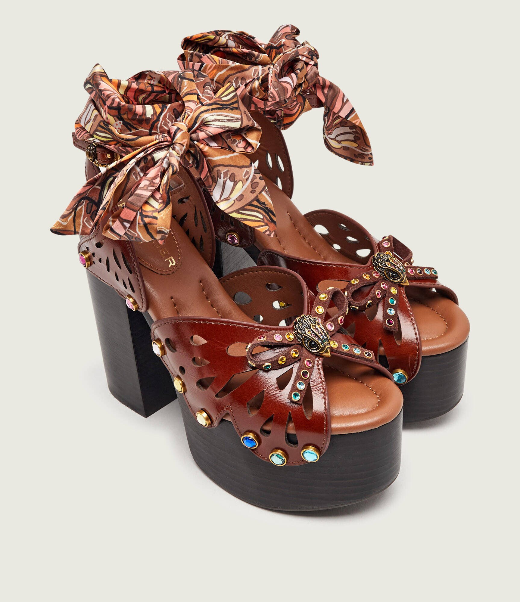 Kurt Geiger Sandale cu toc gros BUTTERFLY