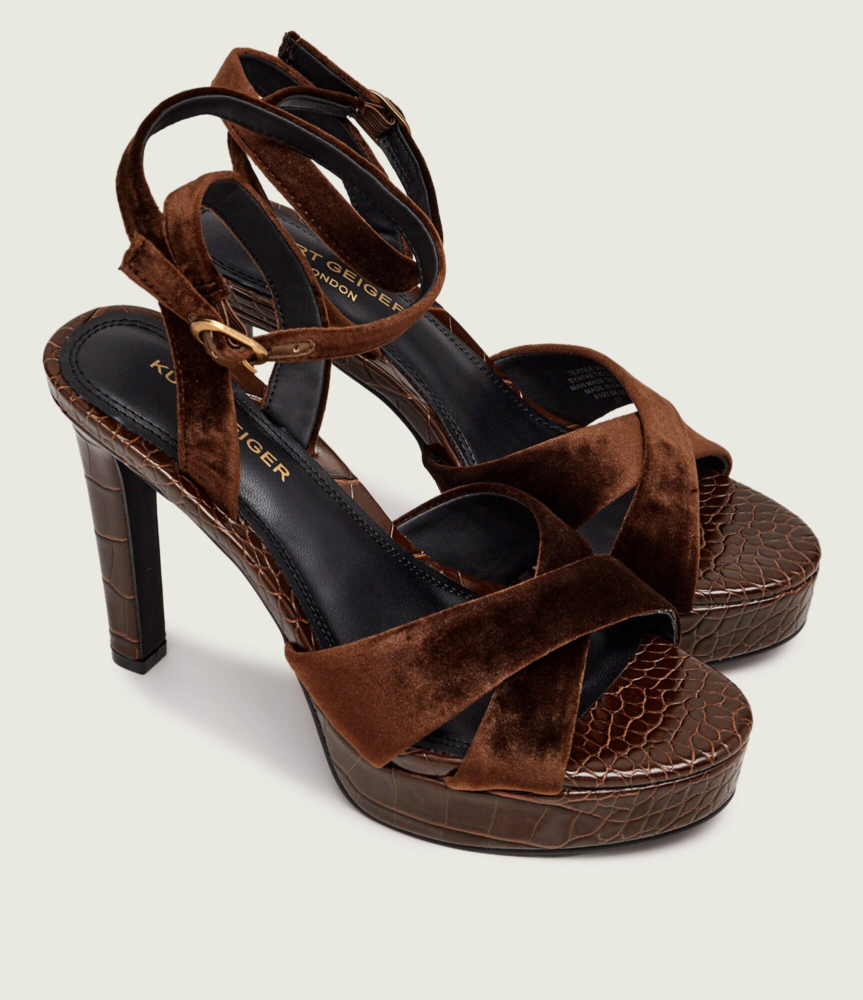 Kurt Geiger Sandale cu toc subțire Sherbert