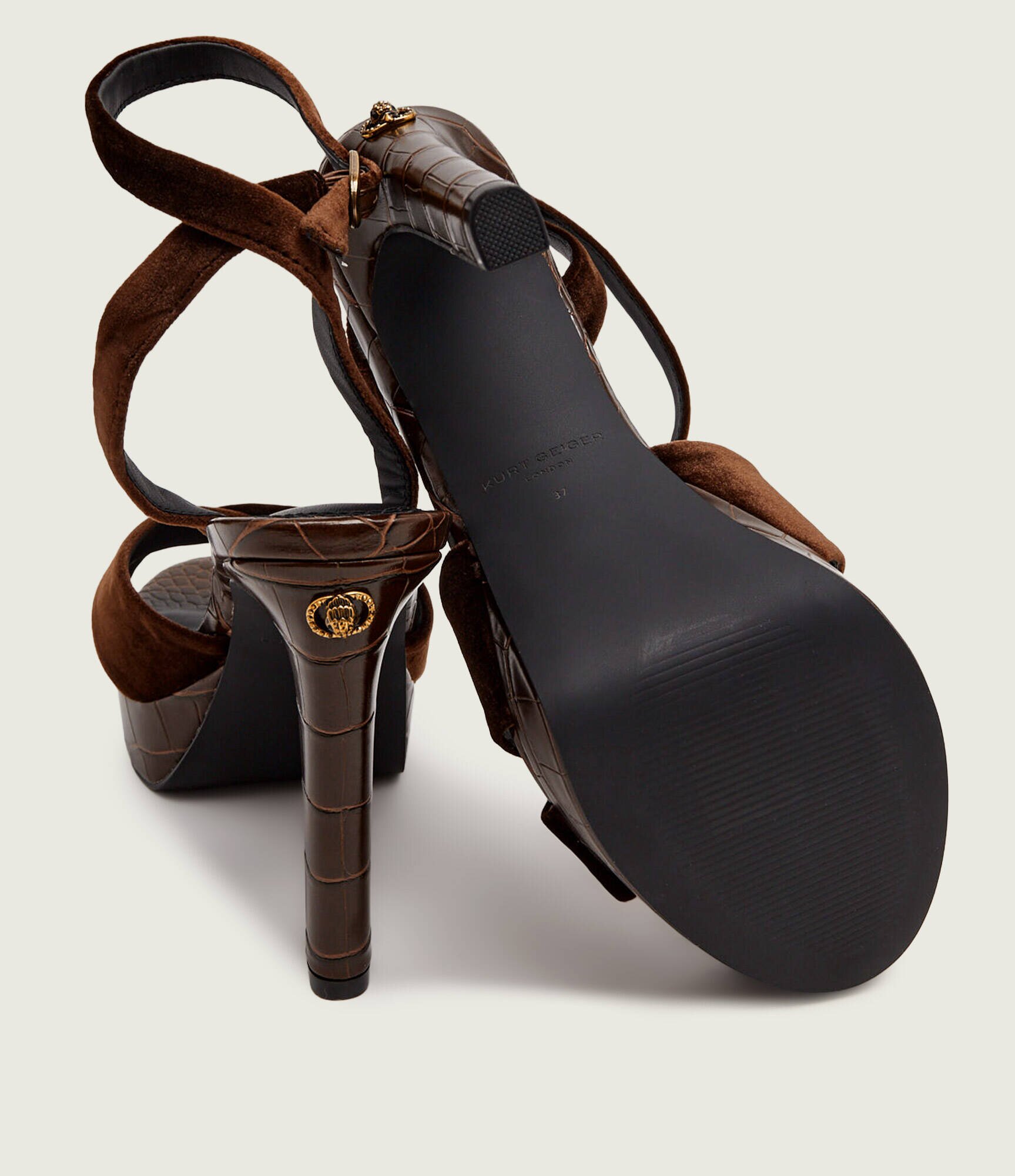 Kurt Geiger Sandale cu toc subțire Sherbert
