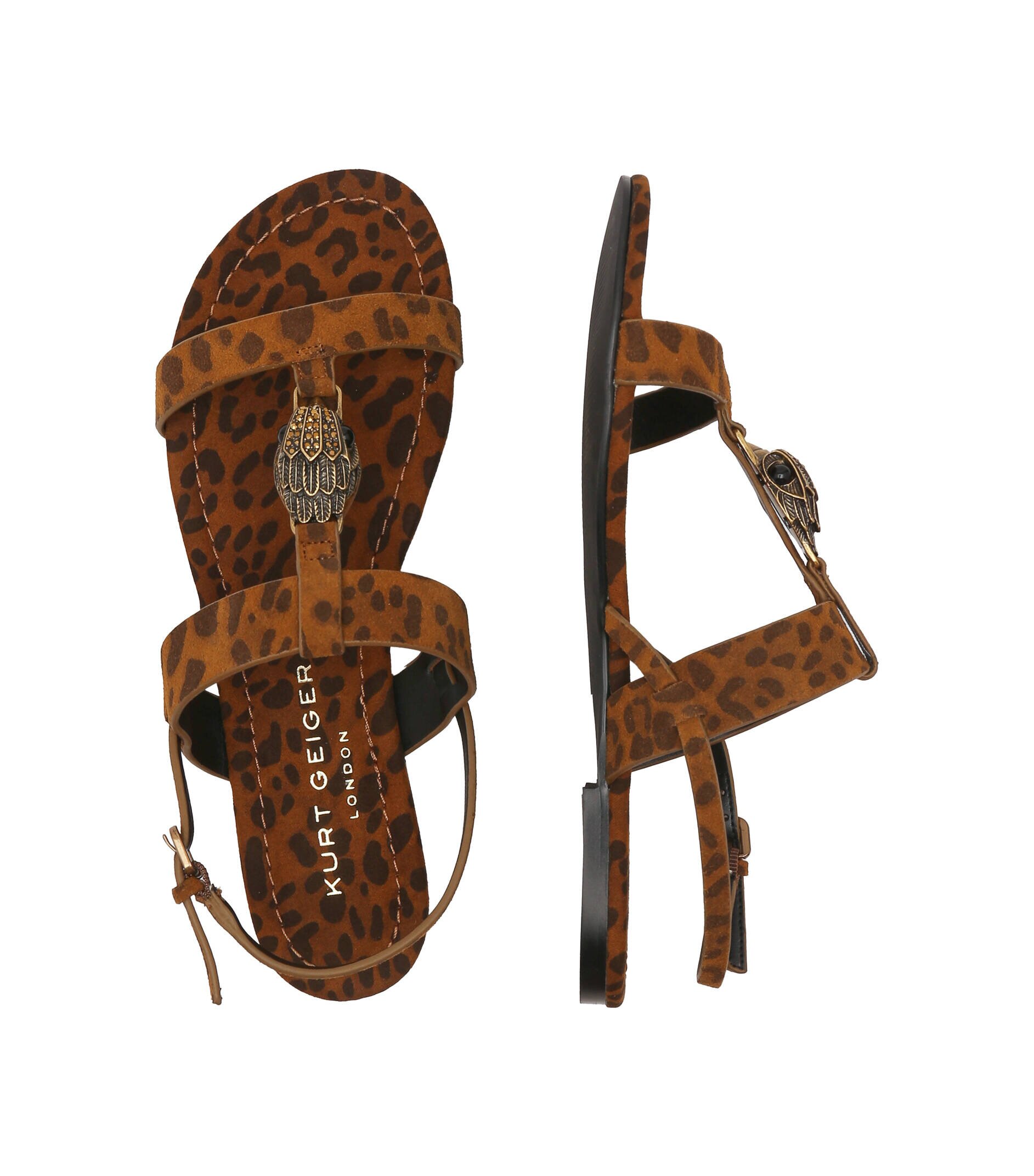 Kurt Geiger Sandale Hampton | piele întoarsă
