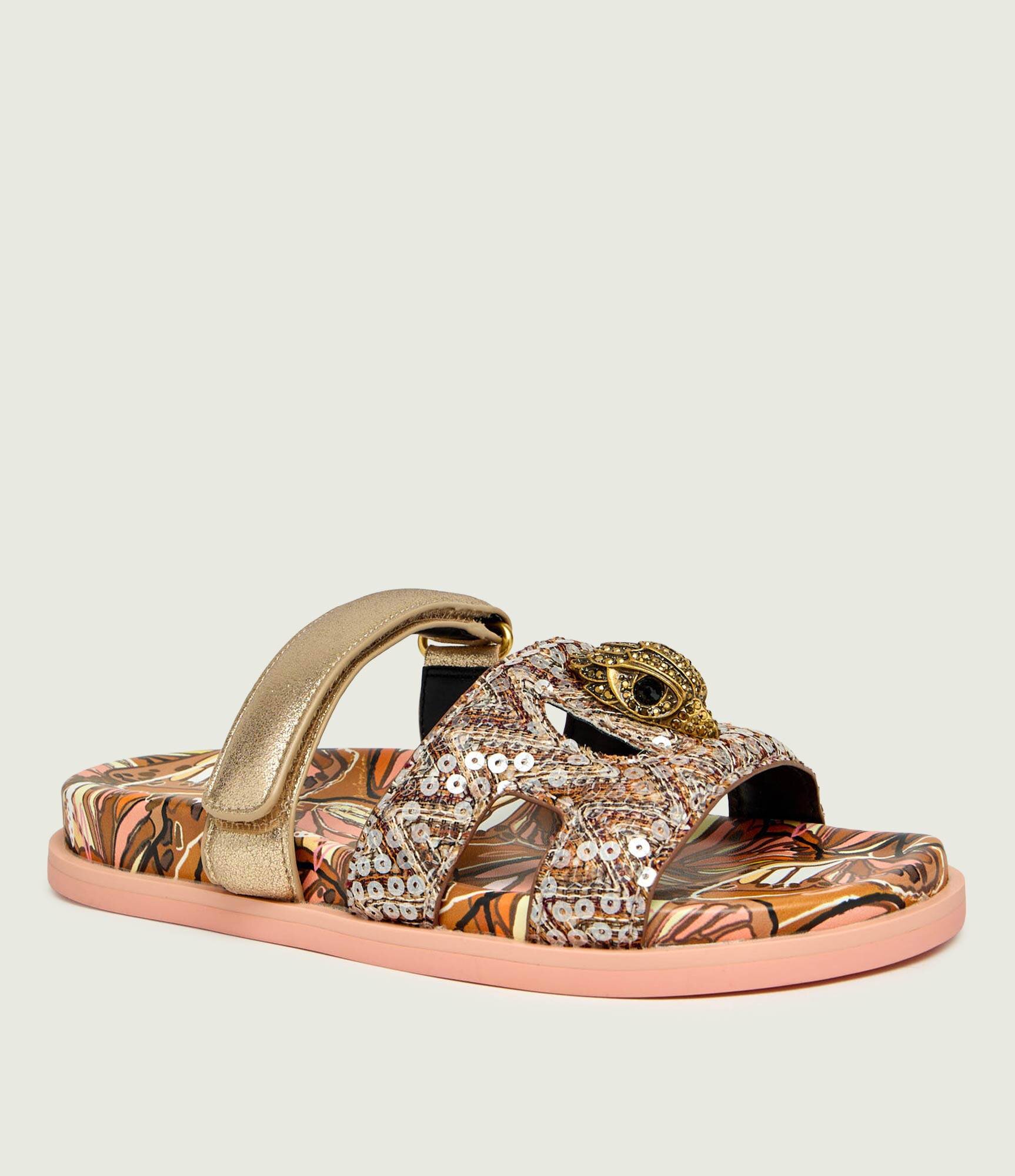 Kurt Geiger Șlapi Eagle cu adaos de piele
