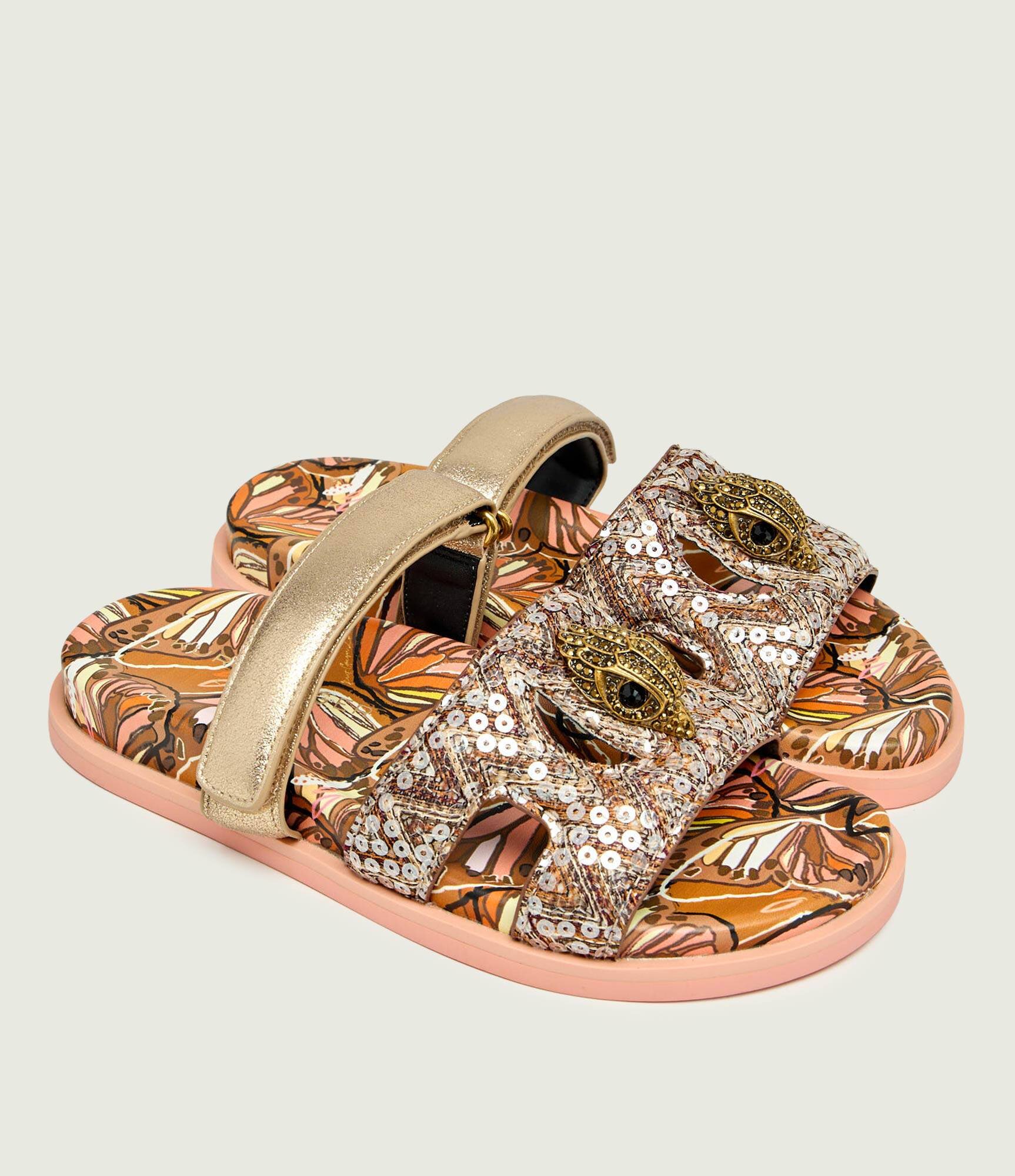 Kurt Geiger Șlapi Eagle cu adaos de piele