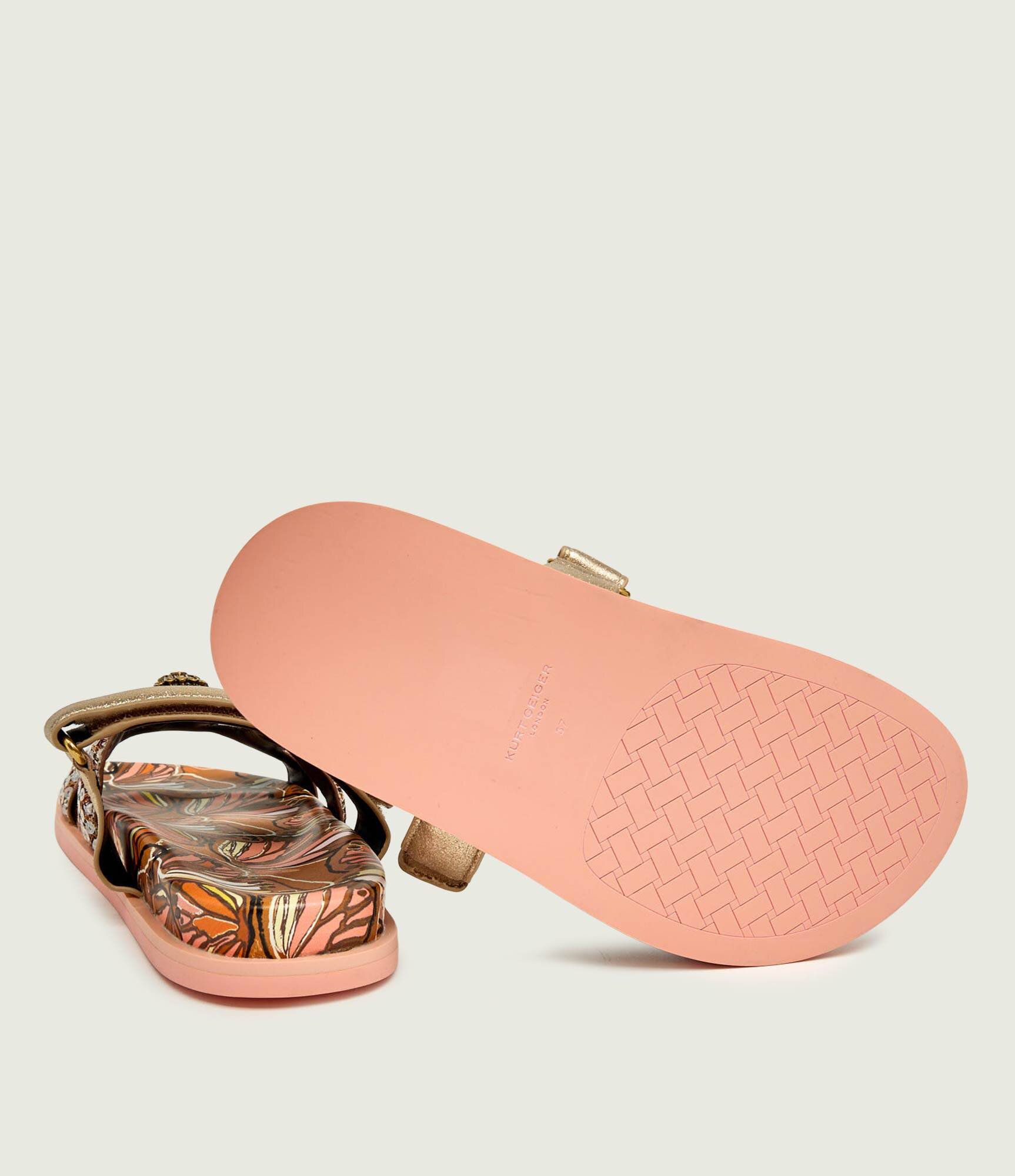 Kurt Geiger Șlapi Eagle cu adaos de piele