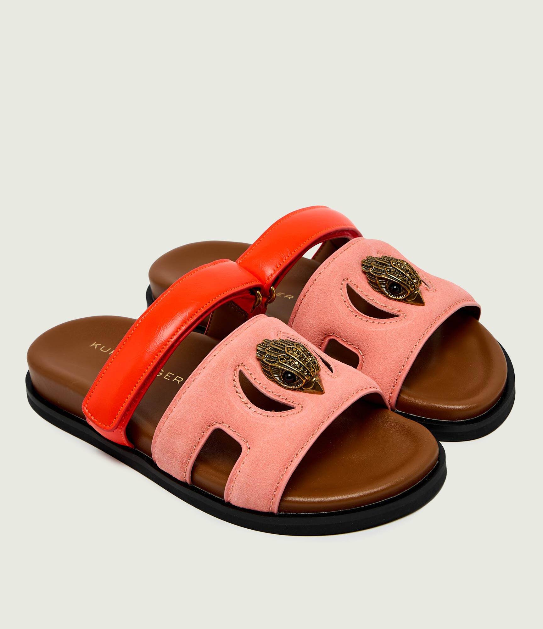 Kurt Geiger Șlapi EAGLE | piele întoarsă cu adaos de piele