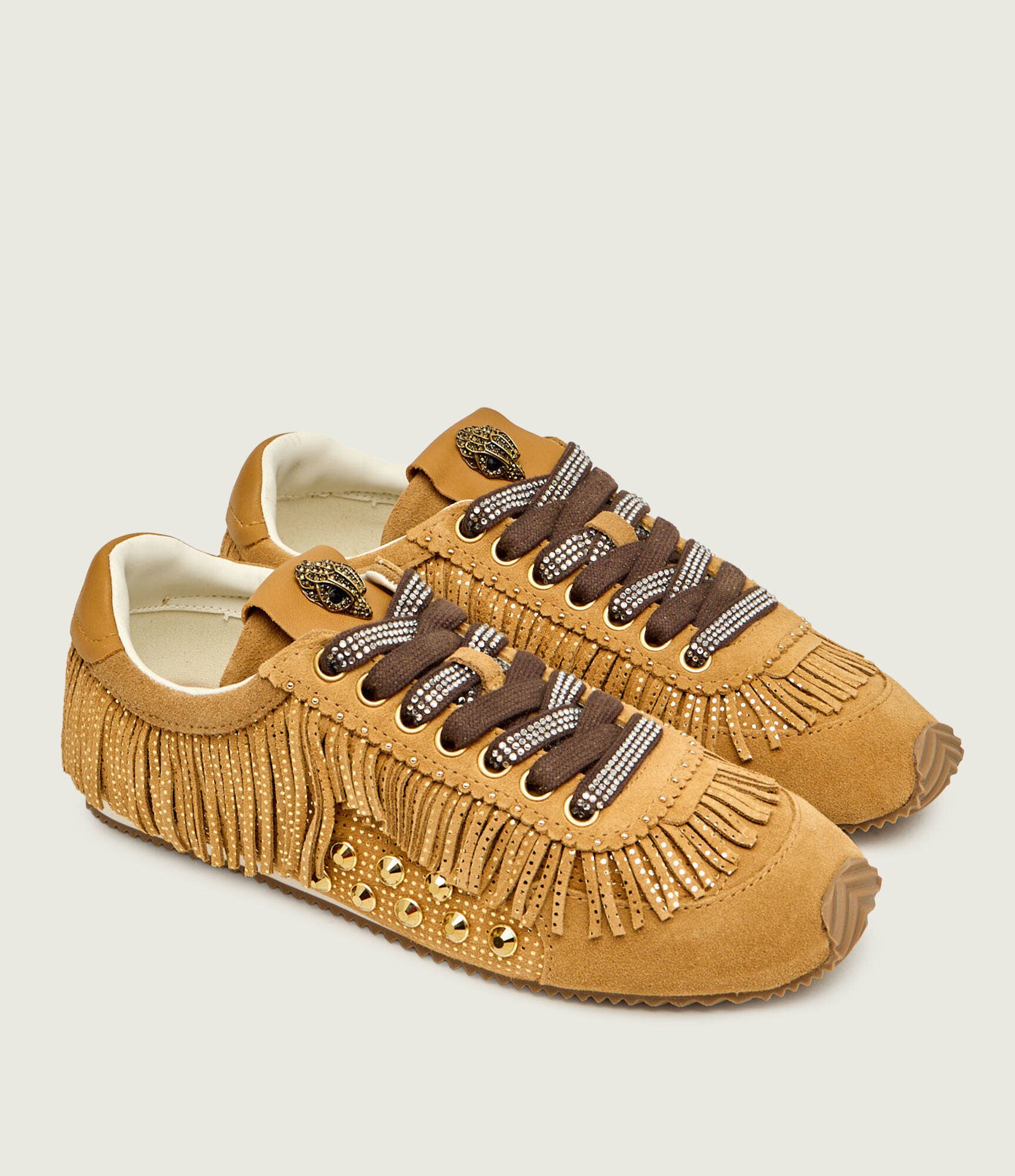 Kurt Geiger Sneakers ISLINGTON FRINGE | piele întoarsă