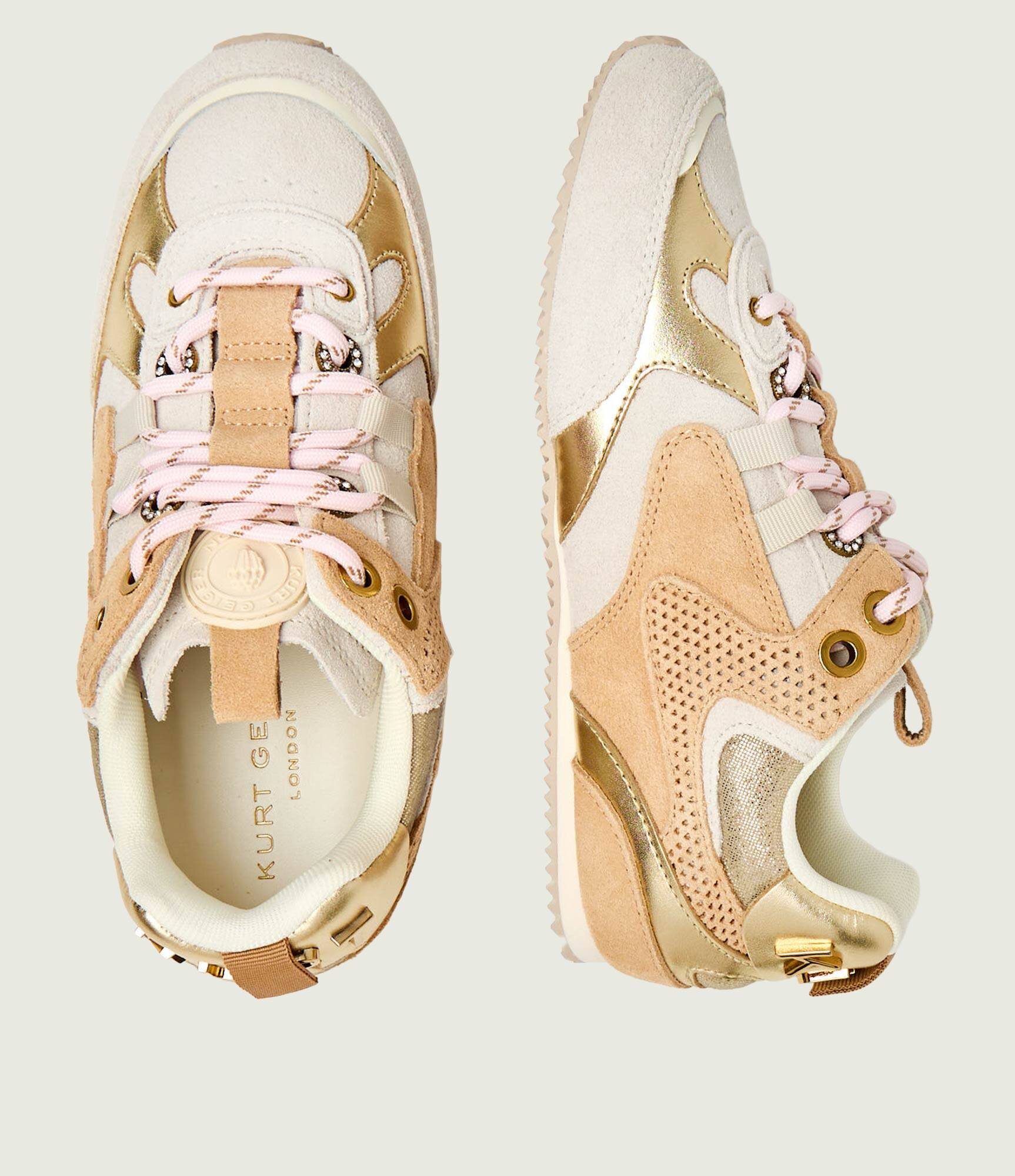 Kurt Geiger Sneakers | piele întoarsă cu adaos de piele