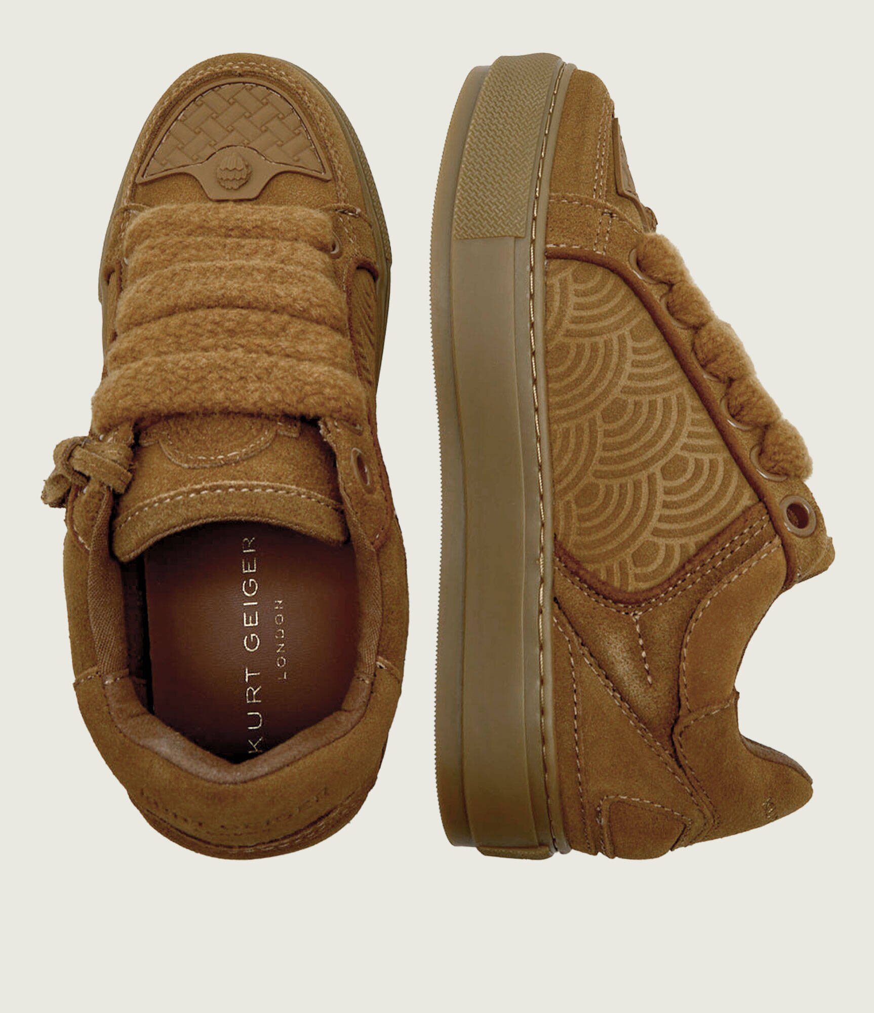 Kurt Geiger Sneakers SOUTHBANK TAG | piele întoarsă