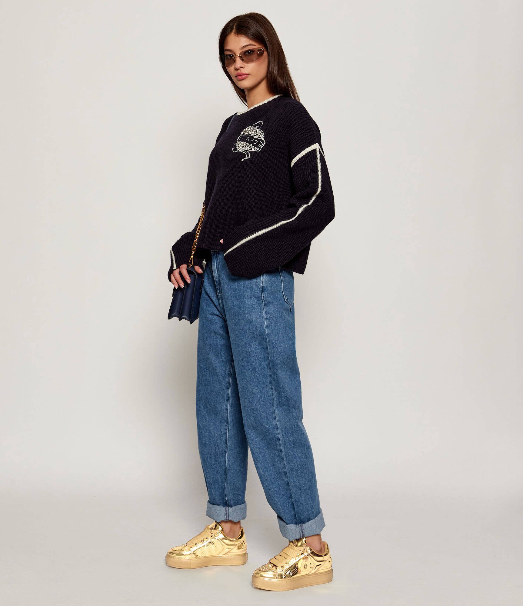 Kurt Geiger Teniși din piele Southbank Tag