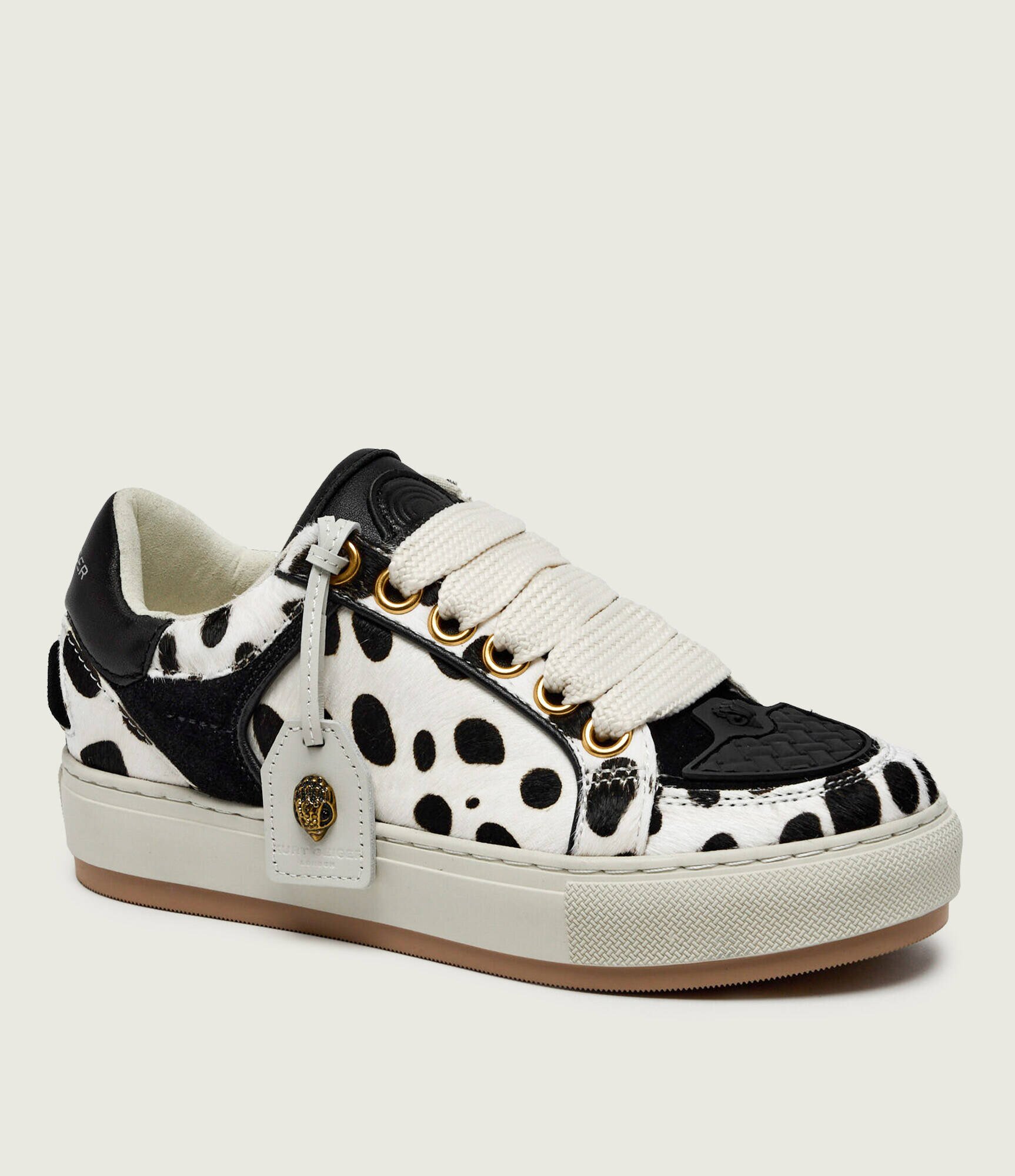 Kurt Geiger Teniși din piele Southbank Tag | piele întoarsă
