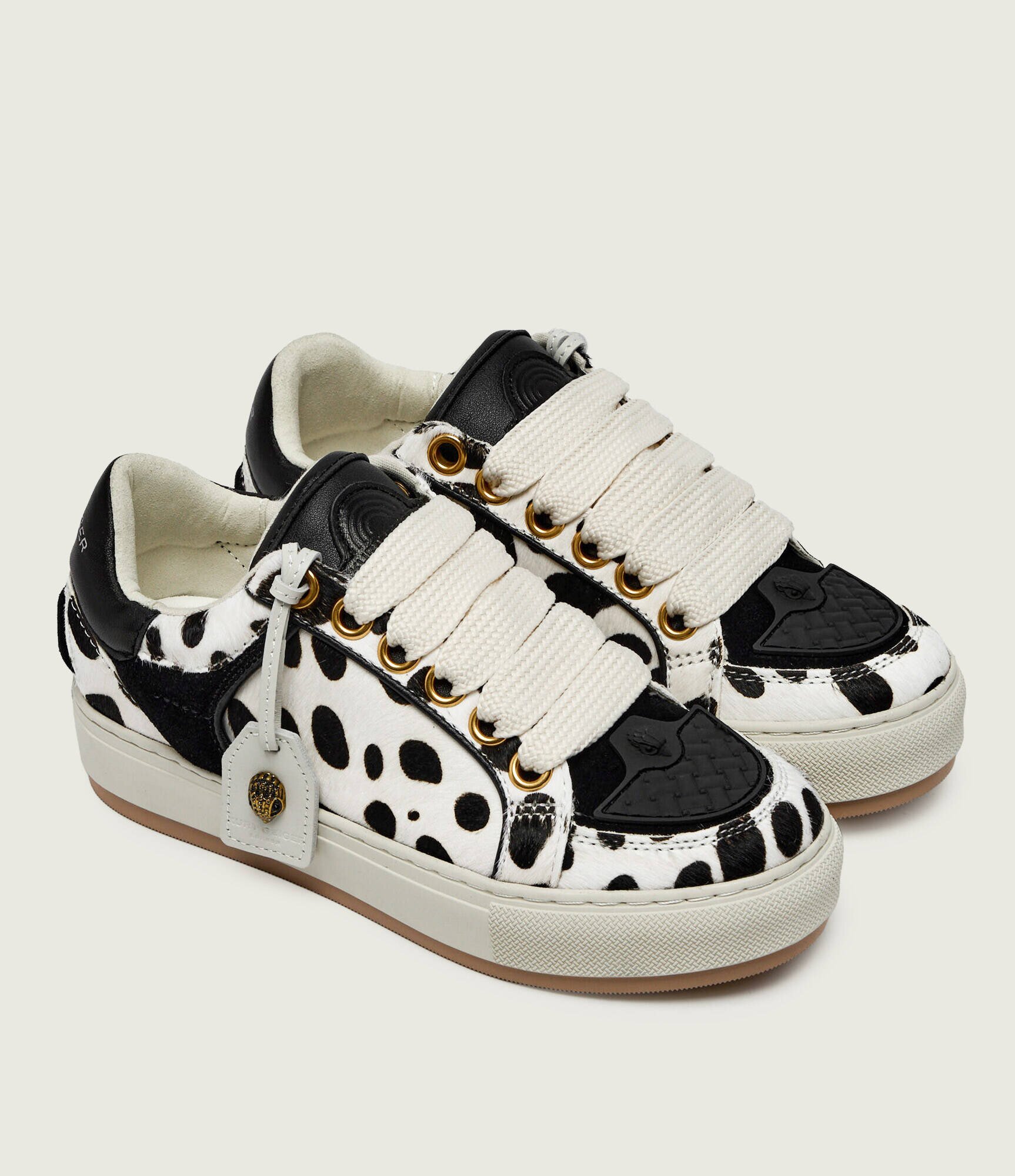Kurt Geiger Teniși din piele Southbank Tag | piele întoarsă