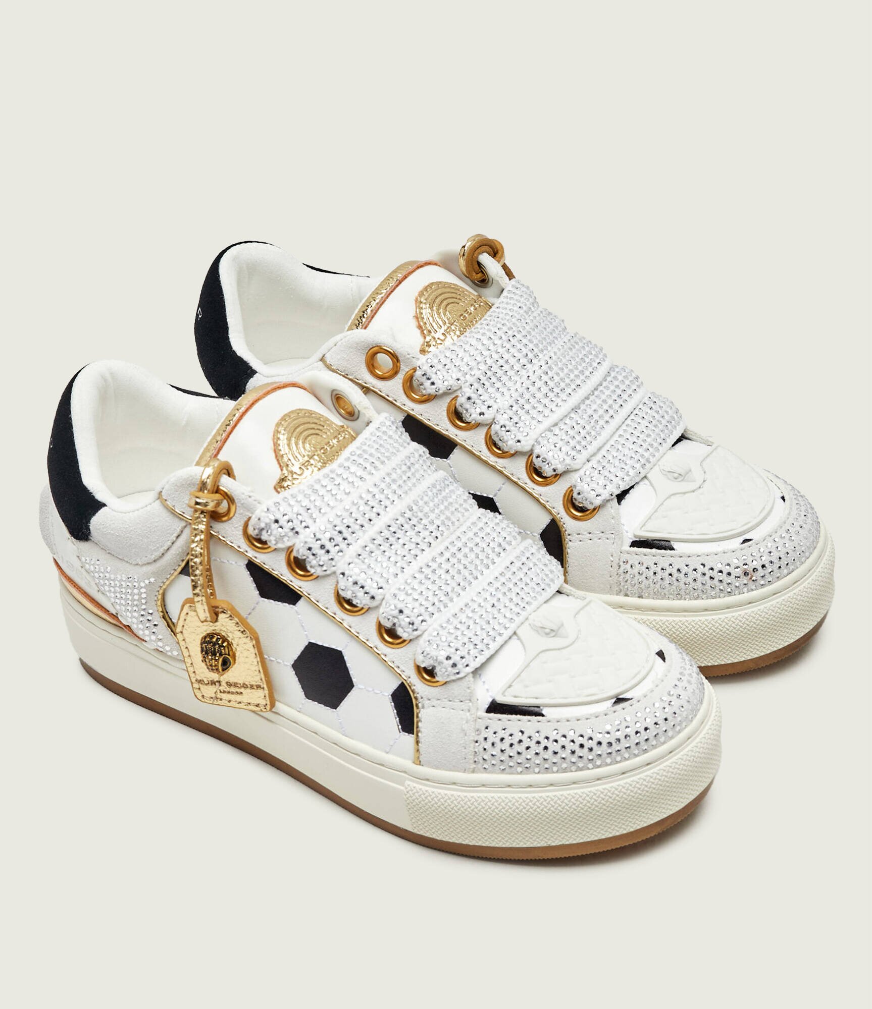 Kurt Geiger Teniși din piele Southbanks Footy | piele întoarsă