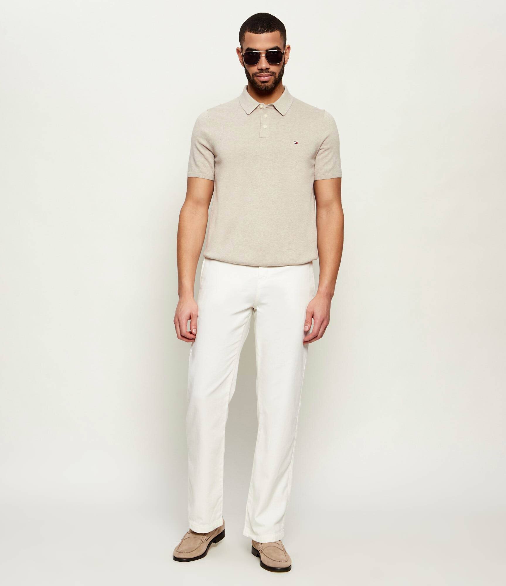 LA MARTINA Pantaloni chino | Regular Fit | cu adaos de in
