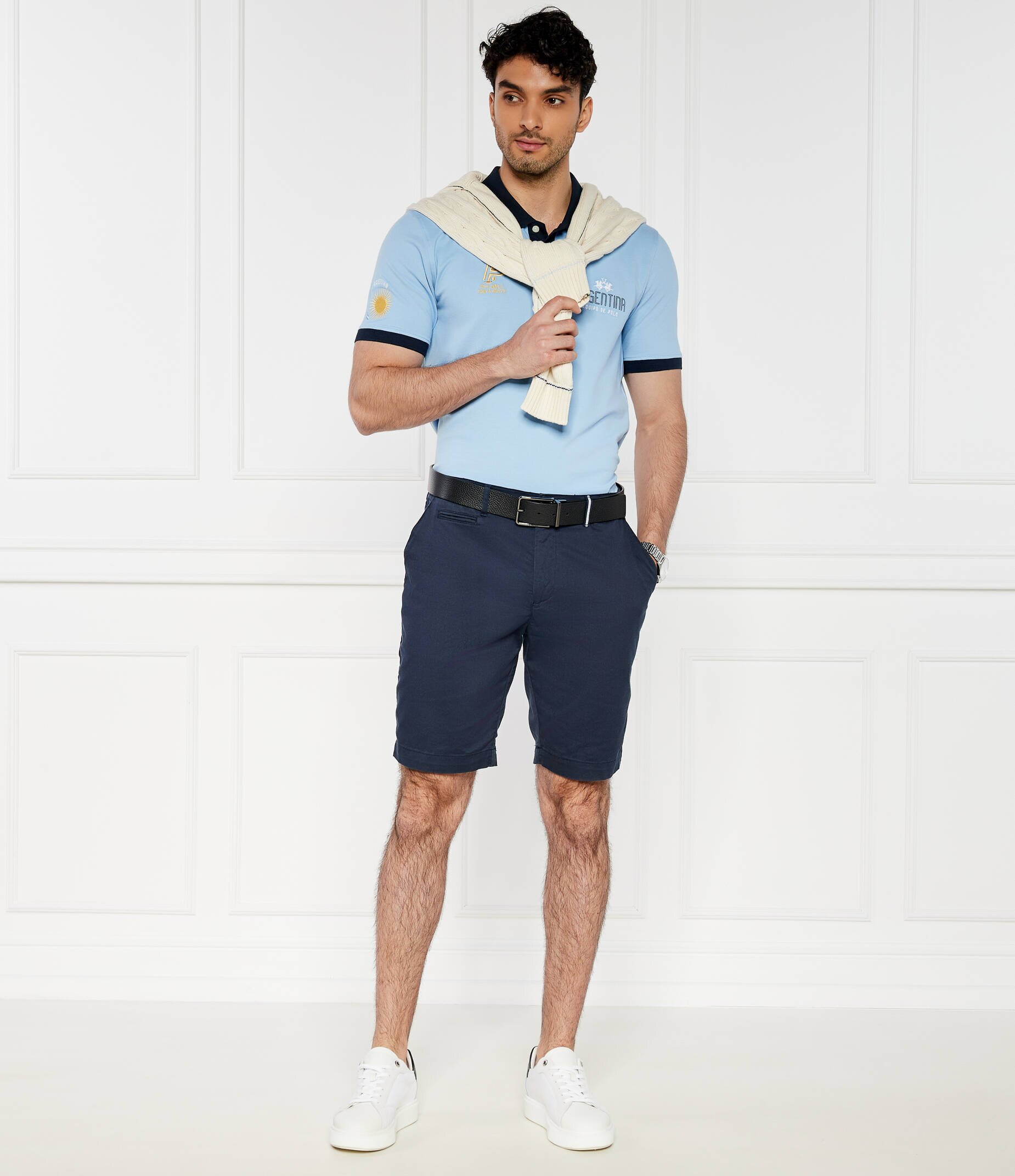LA MARTINA Pantaloni scurți chino Bermuda | Slim Fit