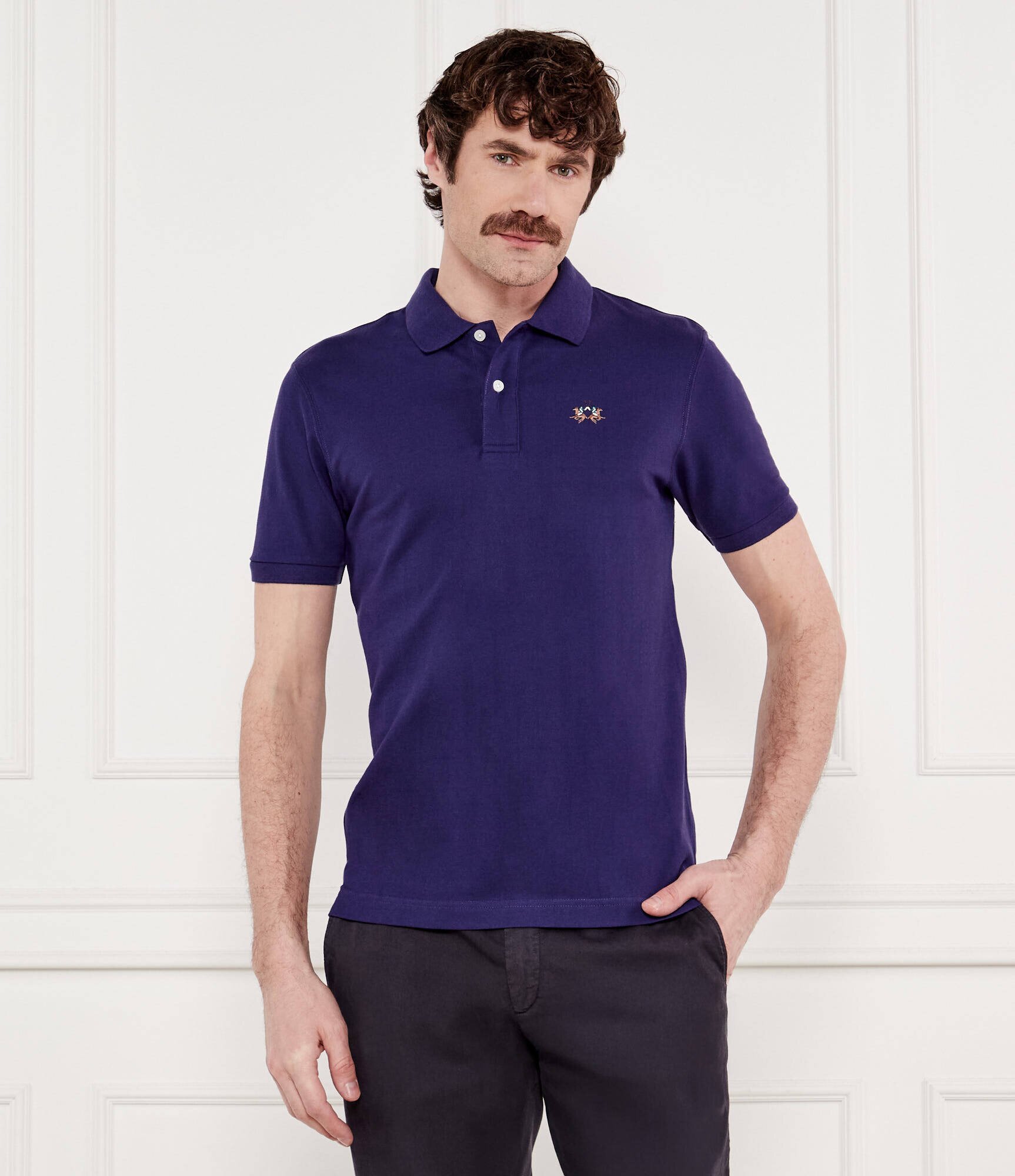 LA MARTINA Polo | Slim Fit | stretch pique