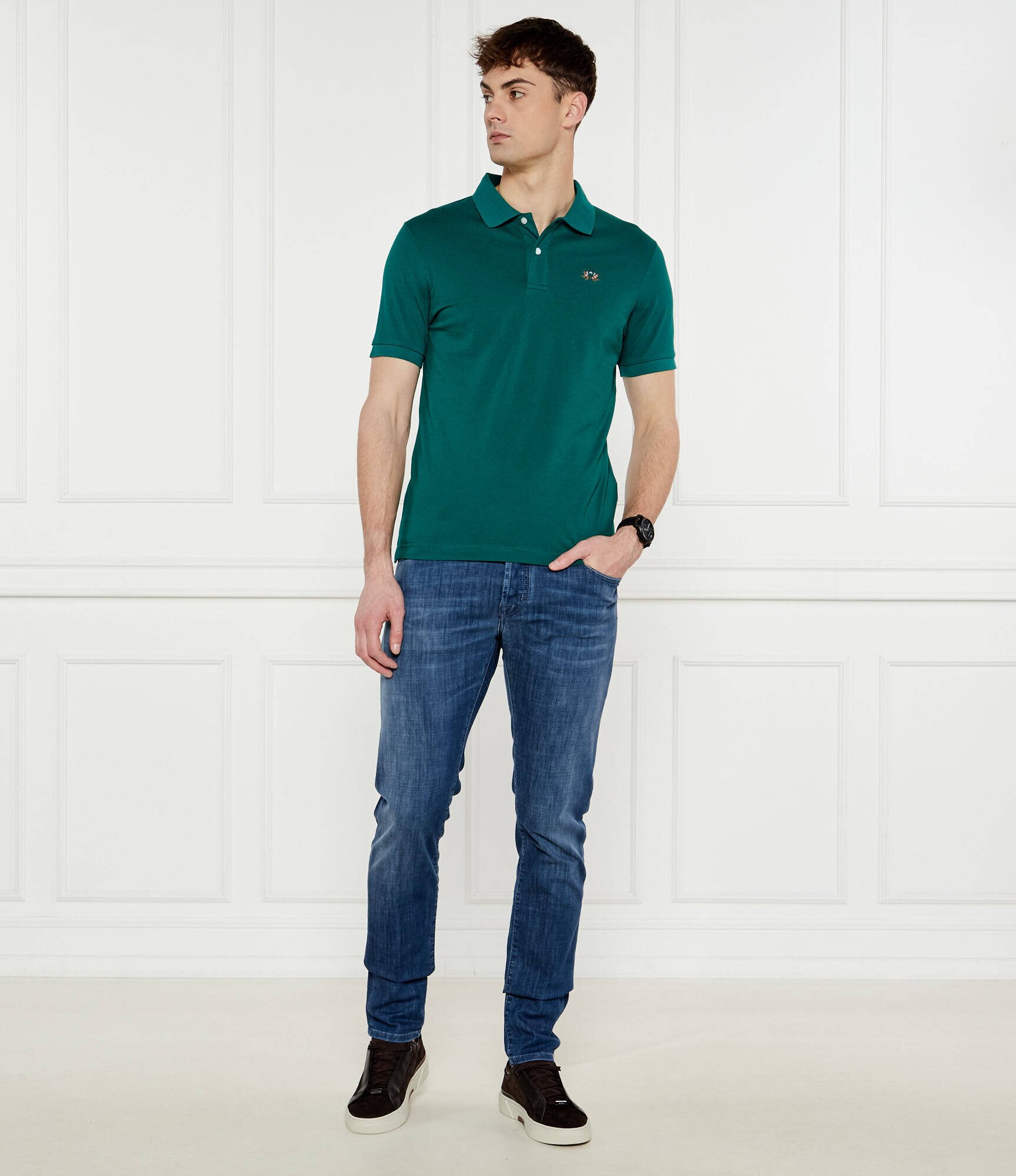 LA MARTINA Polo | Slim Fit | stretch pique