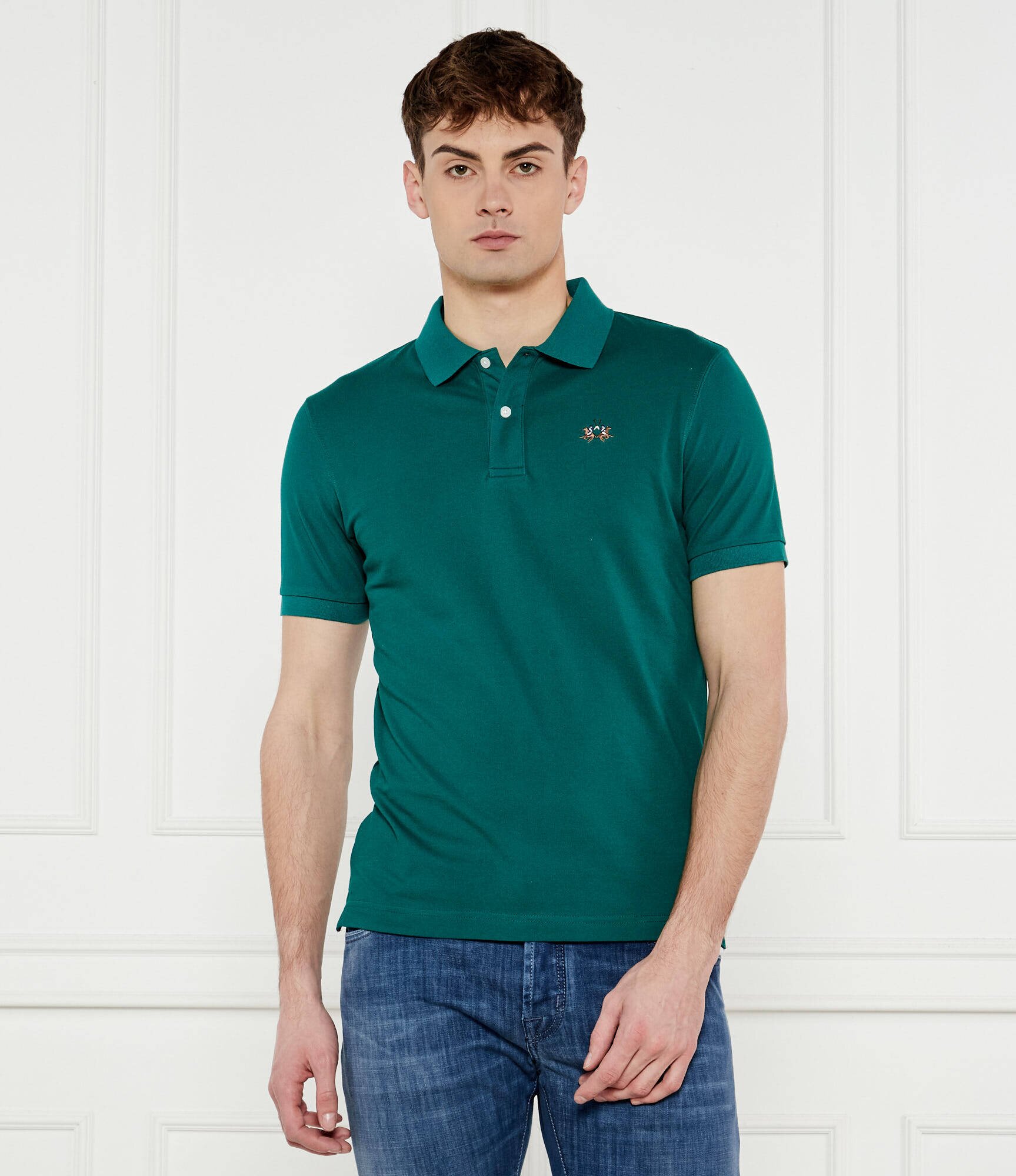 LA MARTINA Polo | Slim Fit | stretch pique