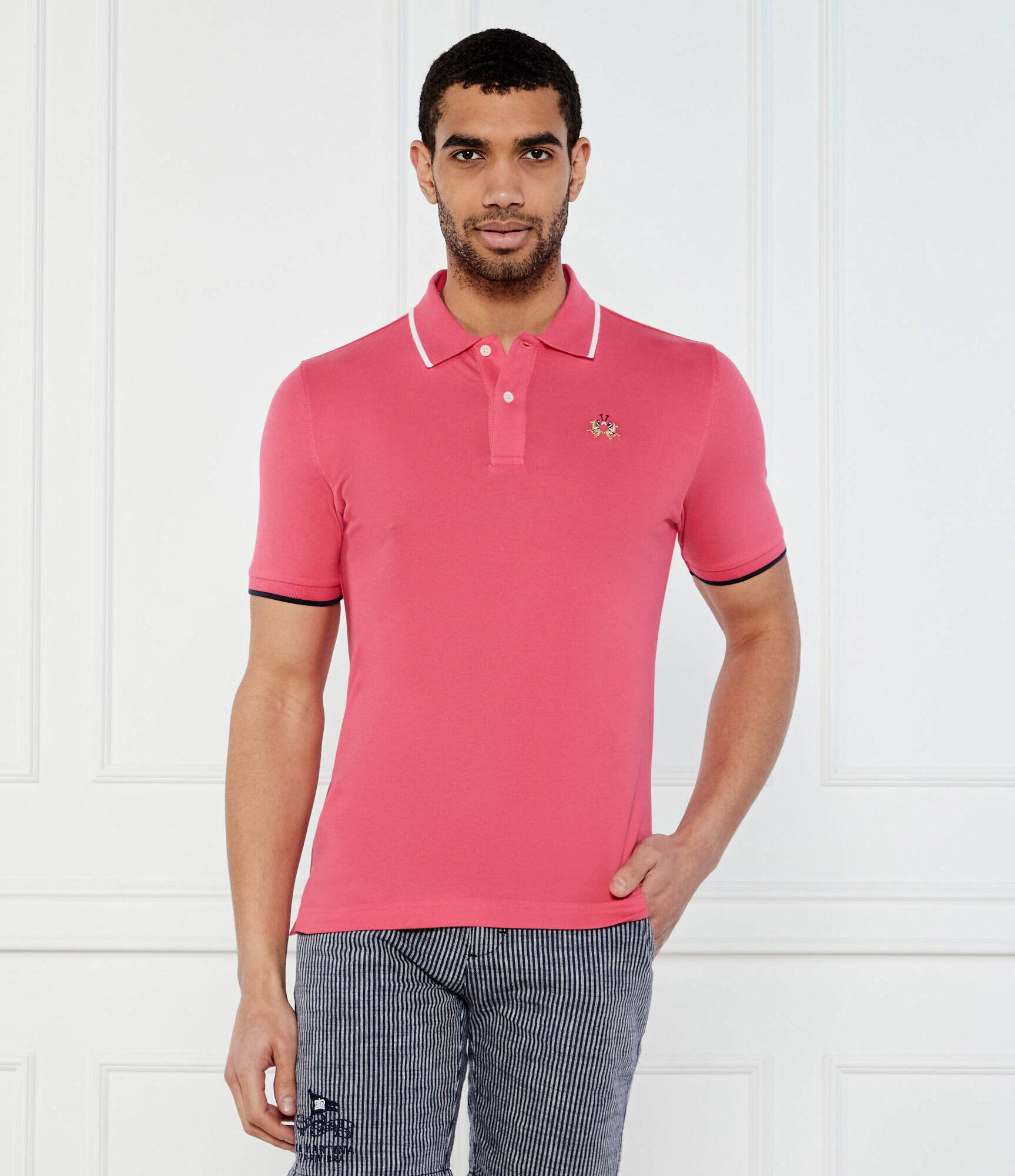 LA MARTINA Polo | Slim Fit | stretch pique