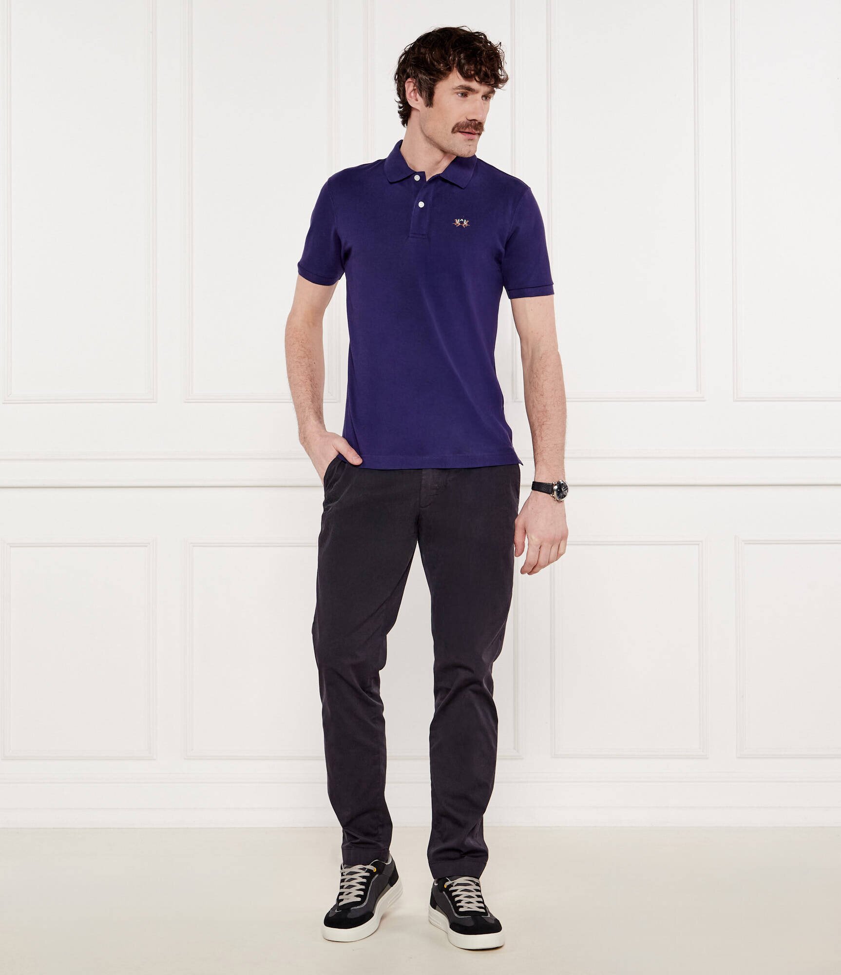 LA MARTINA Polo | Slim Fit | stretch pique