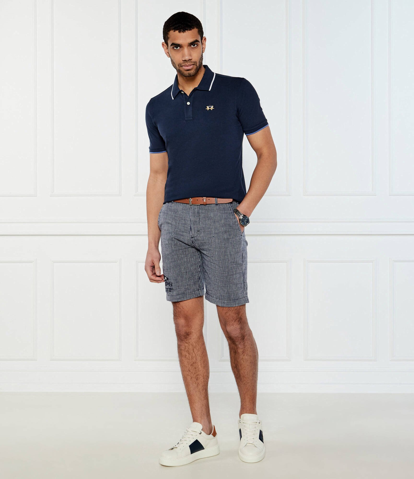 LA MARTINA Polo | Slim Fit | stretch pique