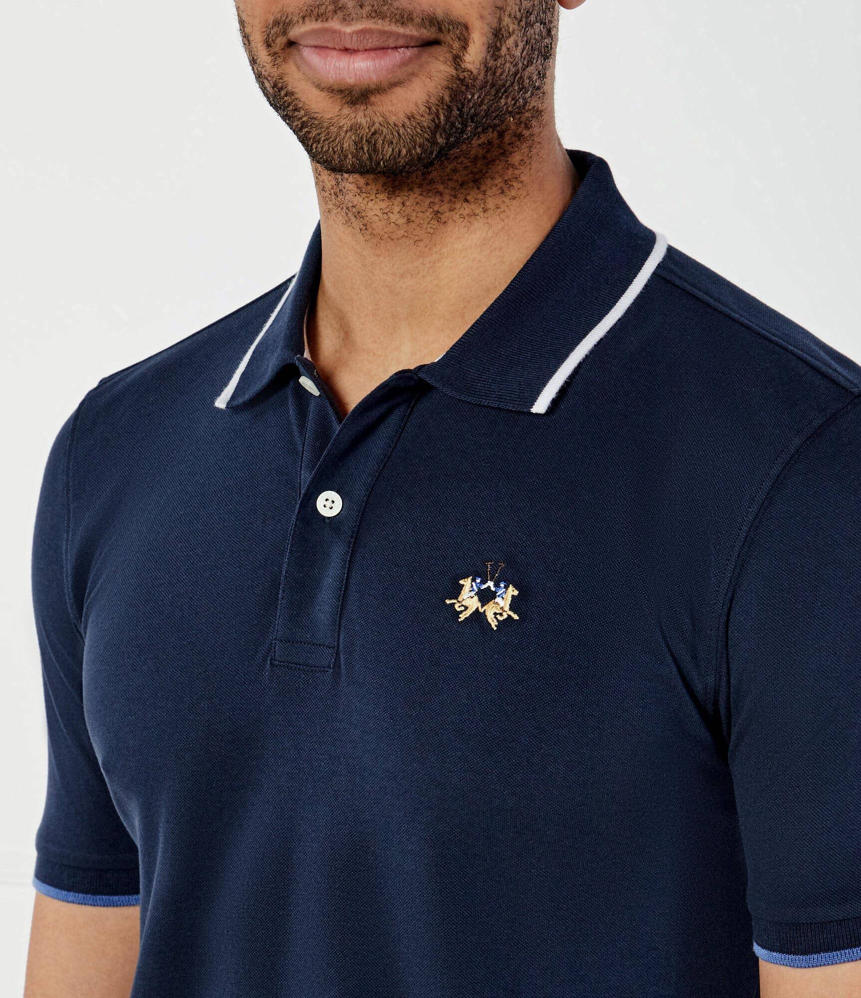 LA MARTINA Polo | Slim Fit | stretch pique