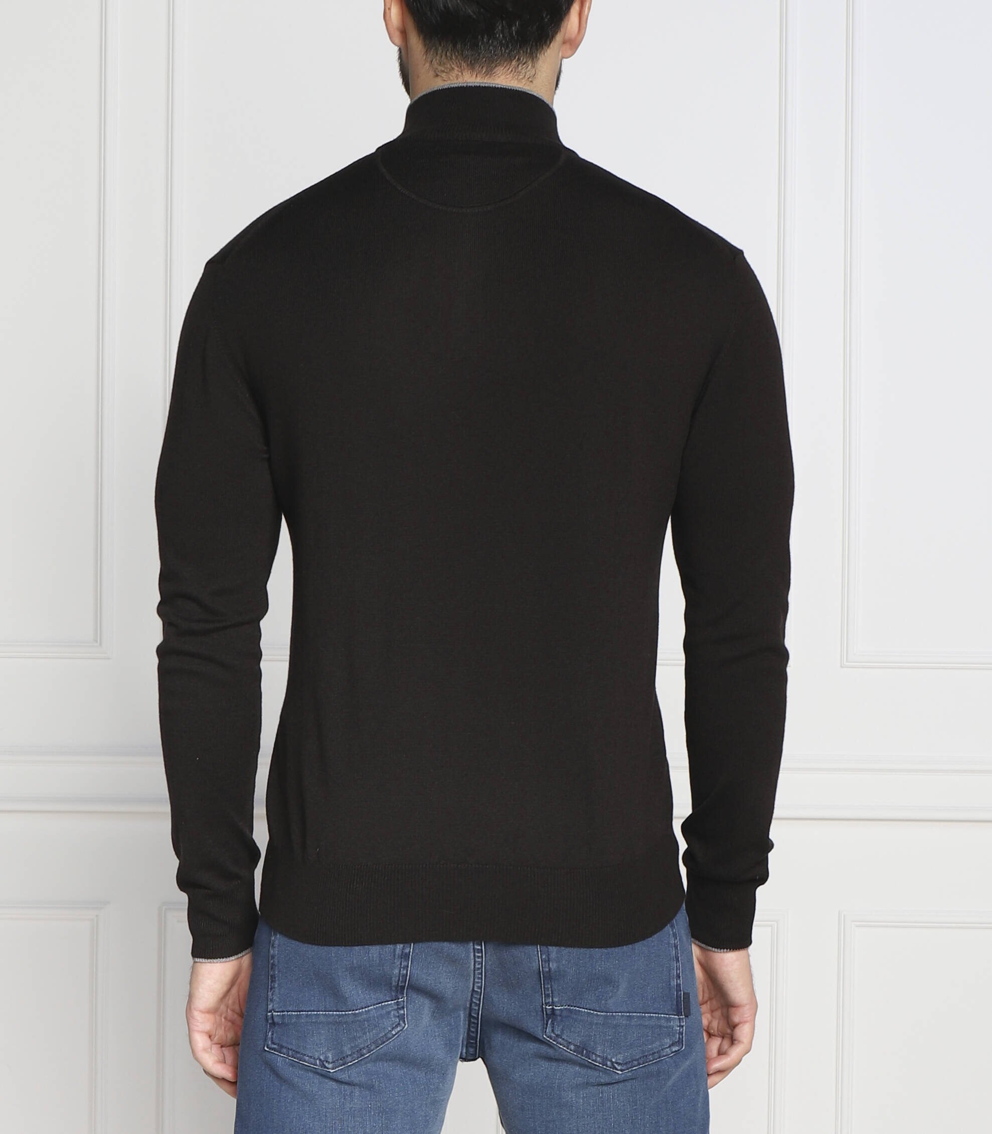 LA MARTINA Pulover yw020 | Slim Fit cu adaos de lână