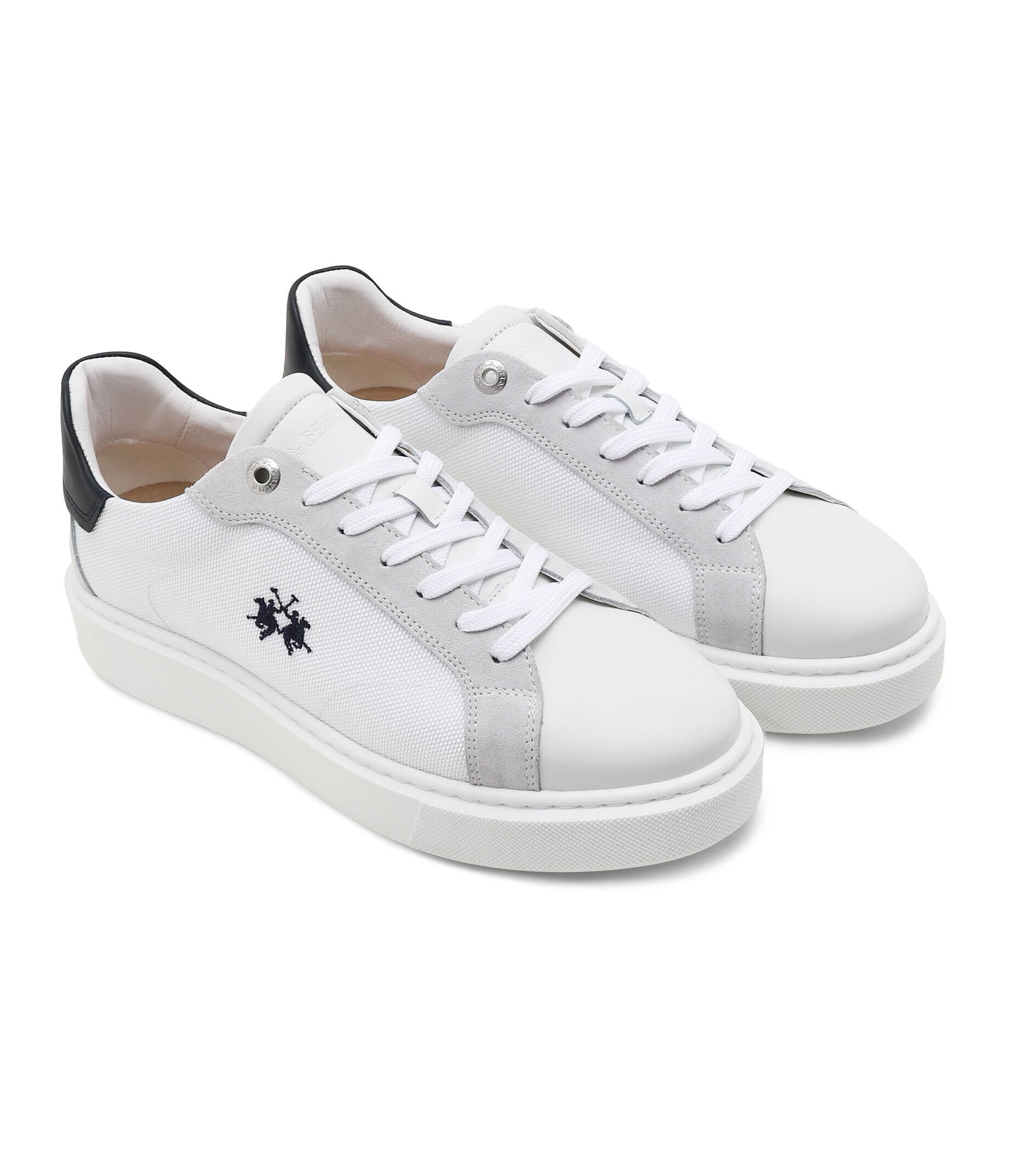 LA MARTINA Sneakers cu adaos de piele