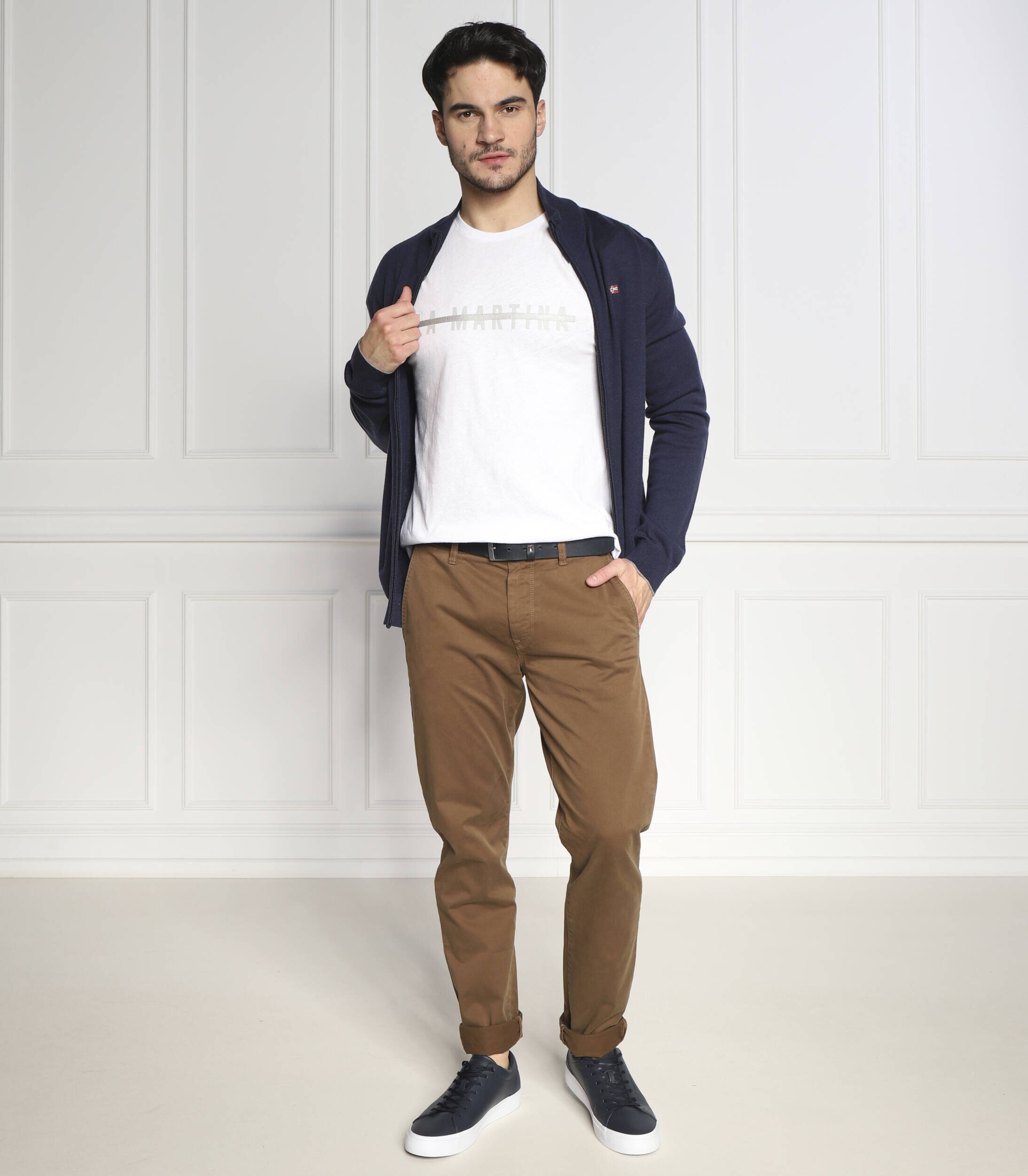 LA MARTINA Tricou | Regular Fit | cu adaos de in