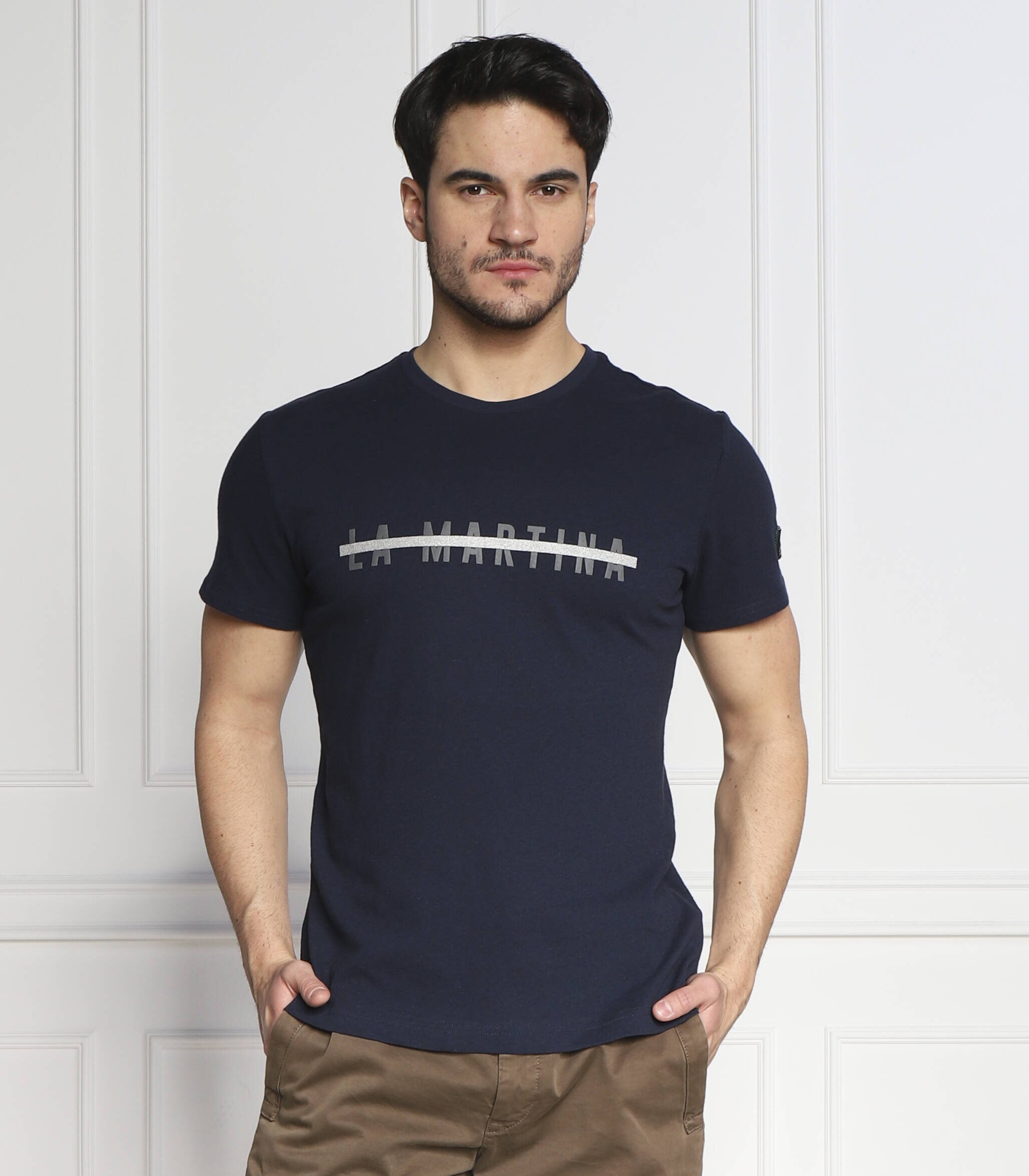 LA MARTINA Tricou | Regular Fit | cu adaos de in