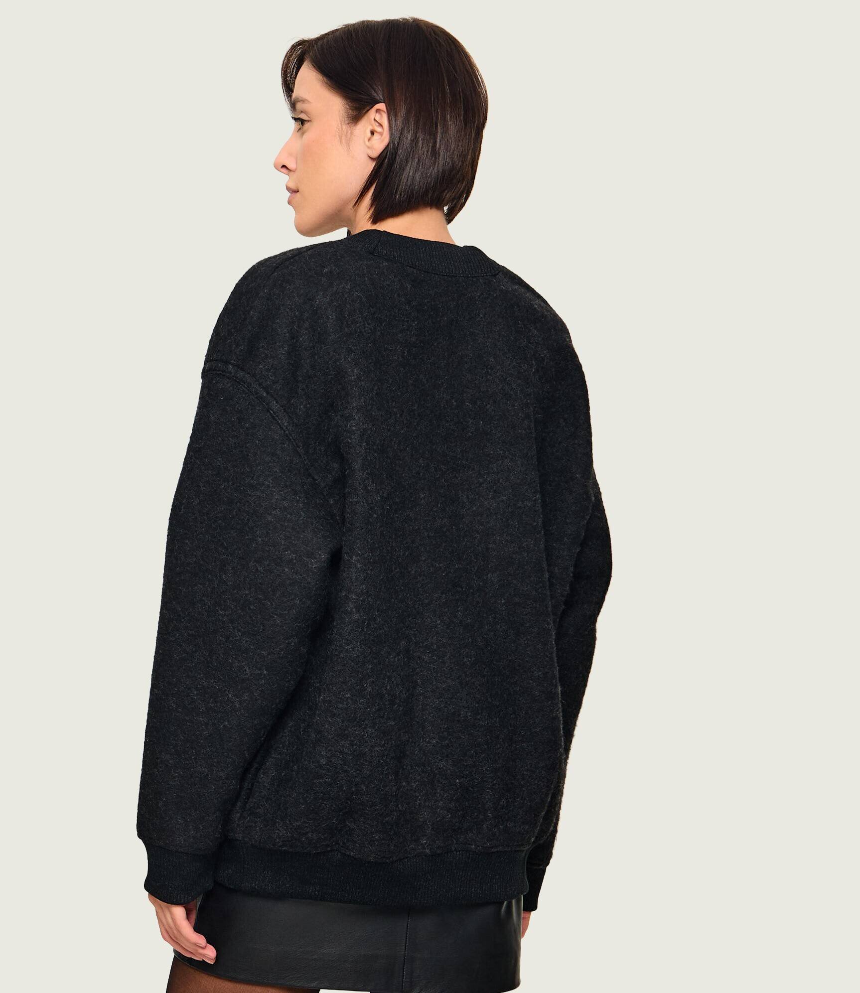 Lacoste Cardigan | Oversize fit cu adaos de lână