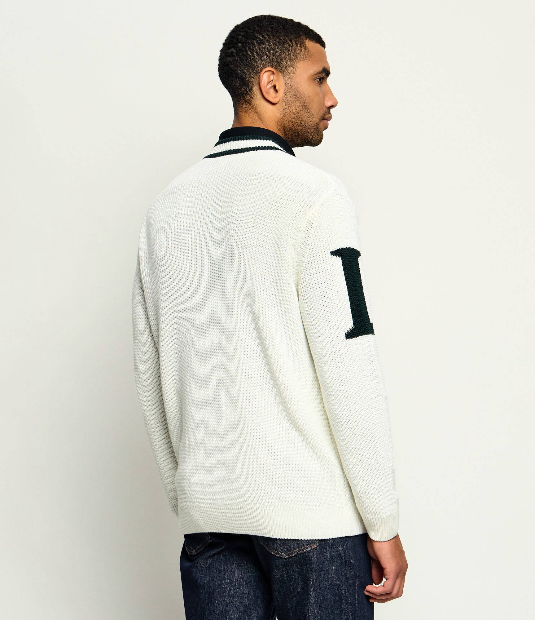 Lacoste Cardigan | Relaxed fit cu adaos de lână