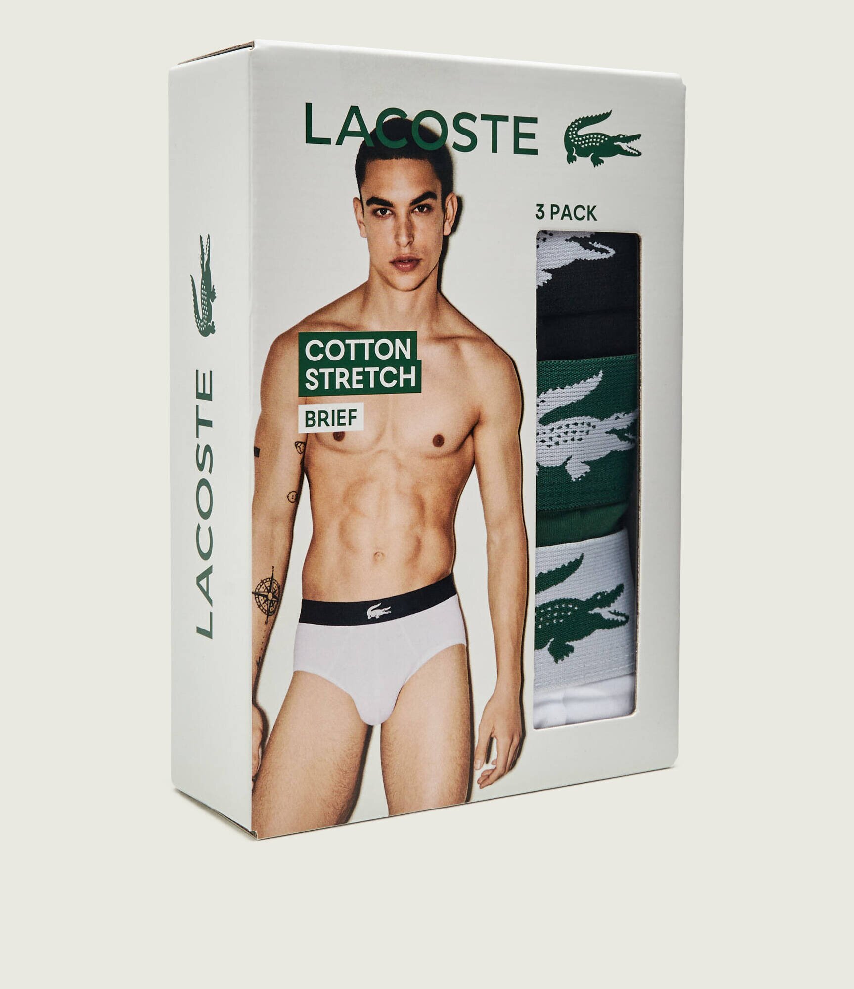 Lacoste Chiloți slipi 3-pack