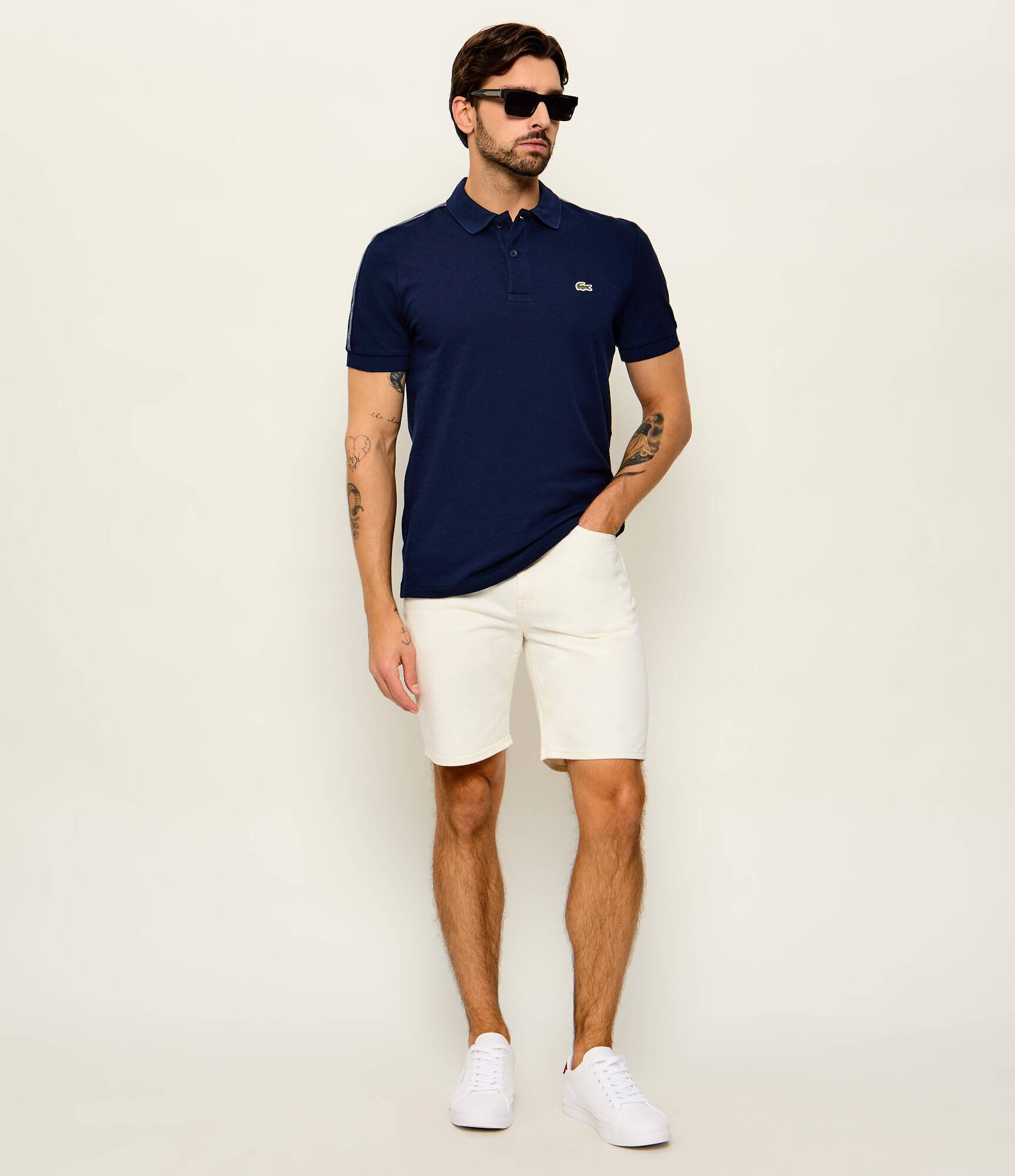Lacoste De blugi pantaloni scurți | Straight fit
