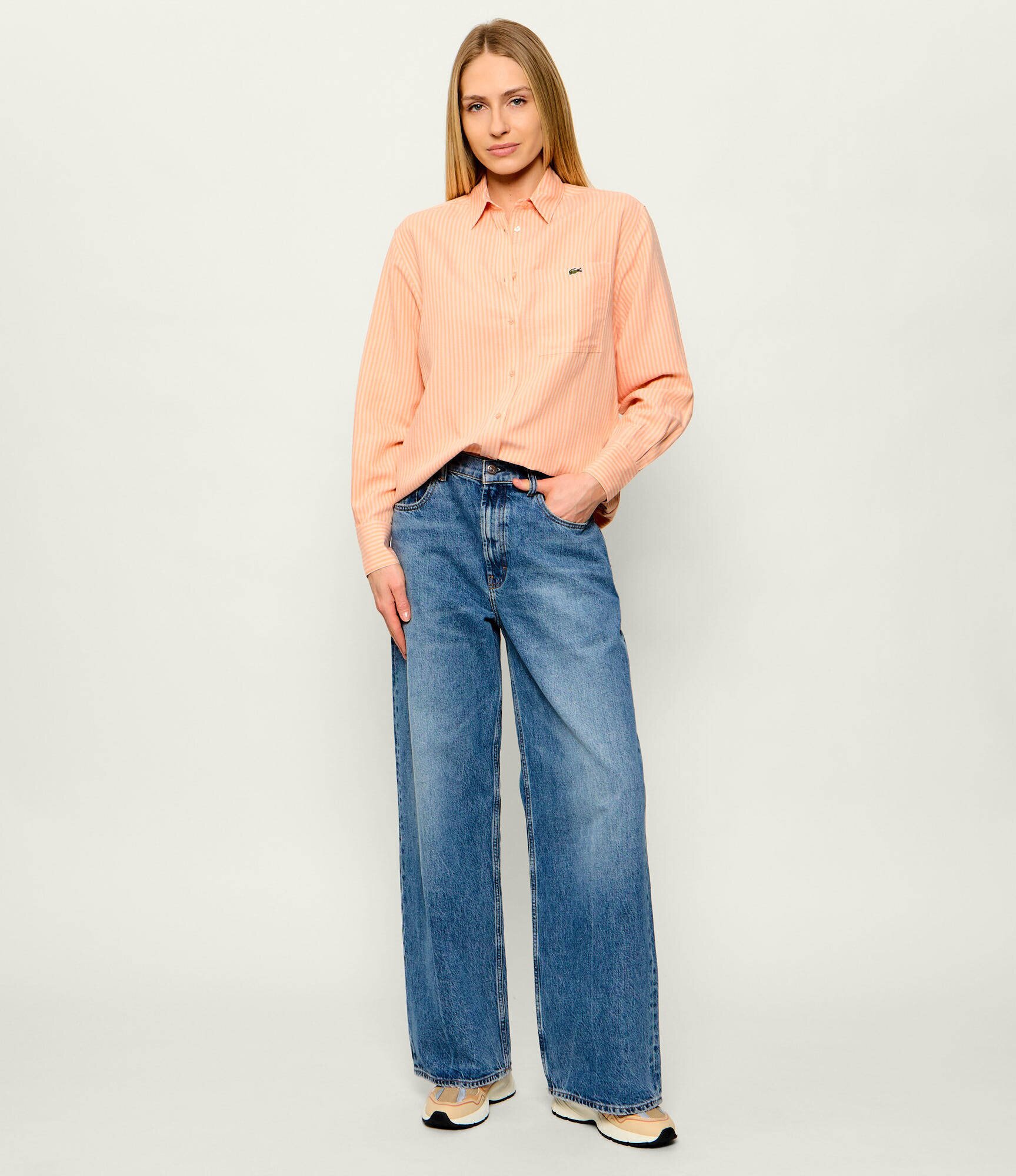 Lacoste De in cămașă | Oversize fit