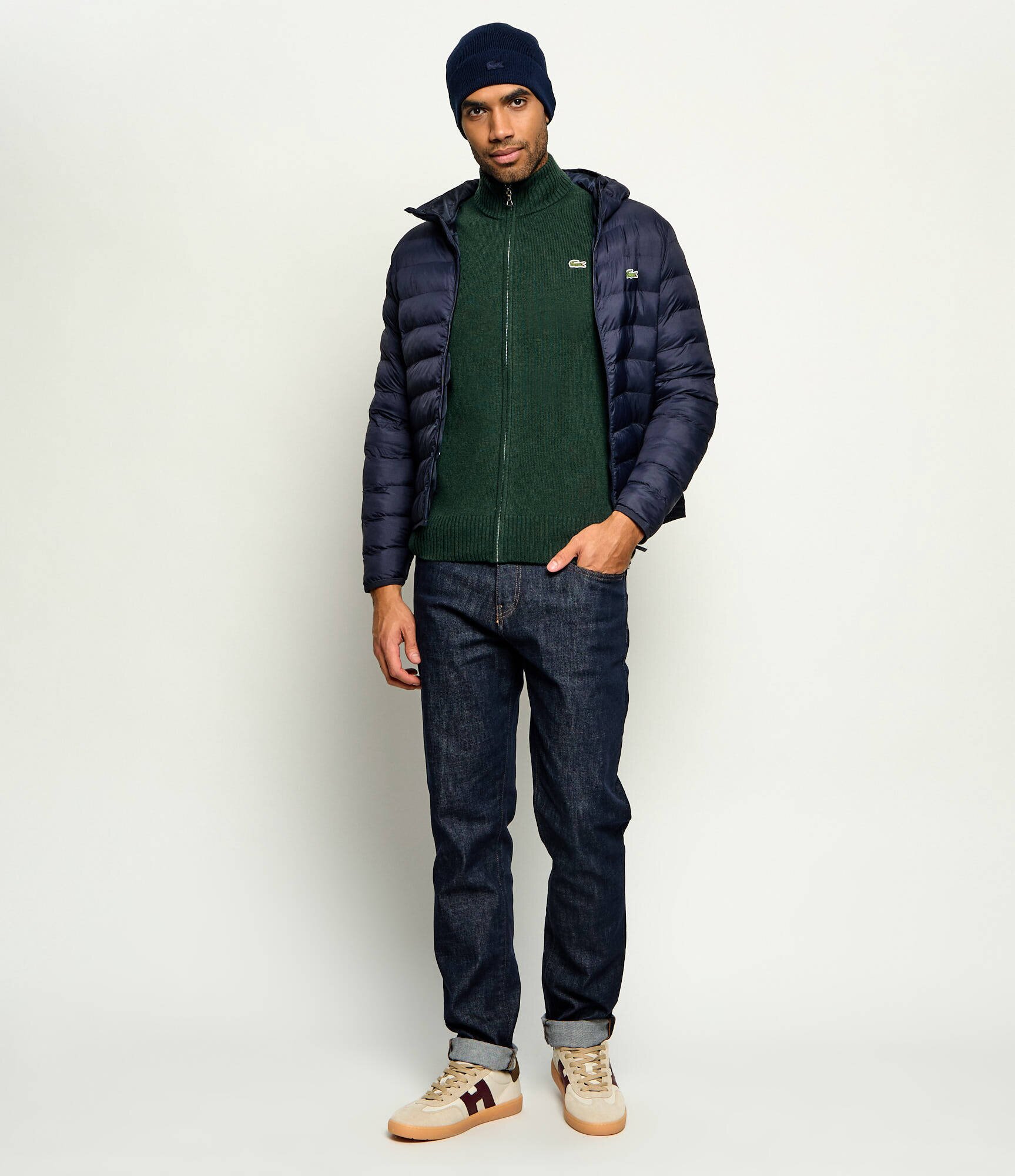 Lacoste De lână pulover | Classic fit