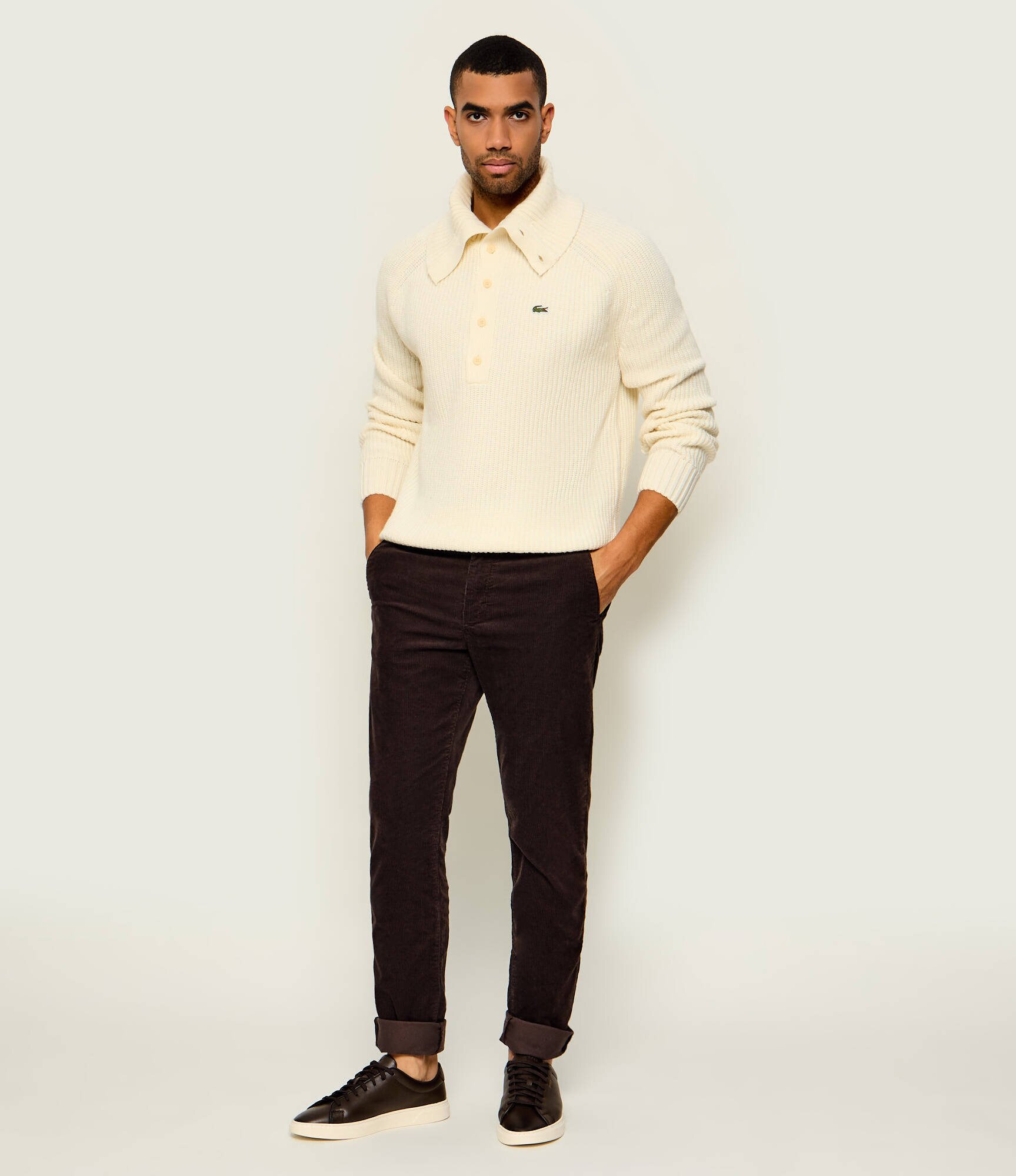 Lacoste De lână pulover | Classic fit