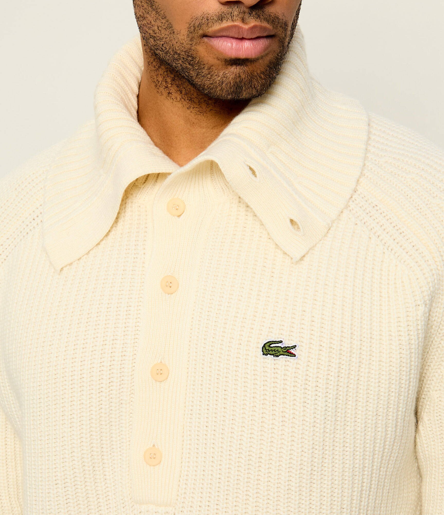 Lacoste De lână pulover | Classic fit