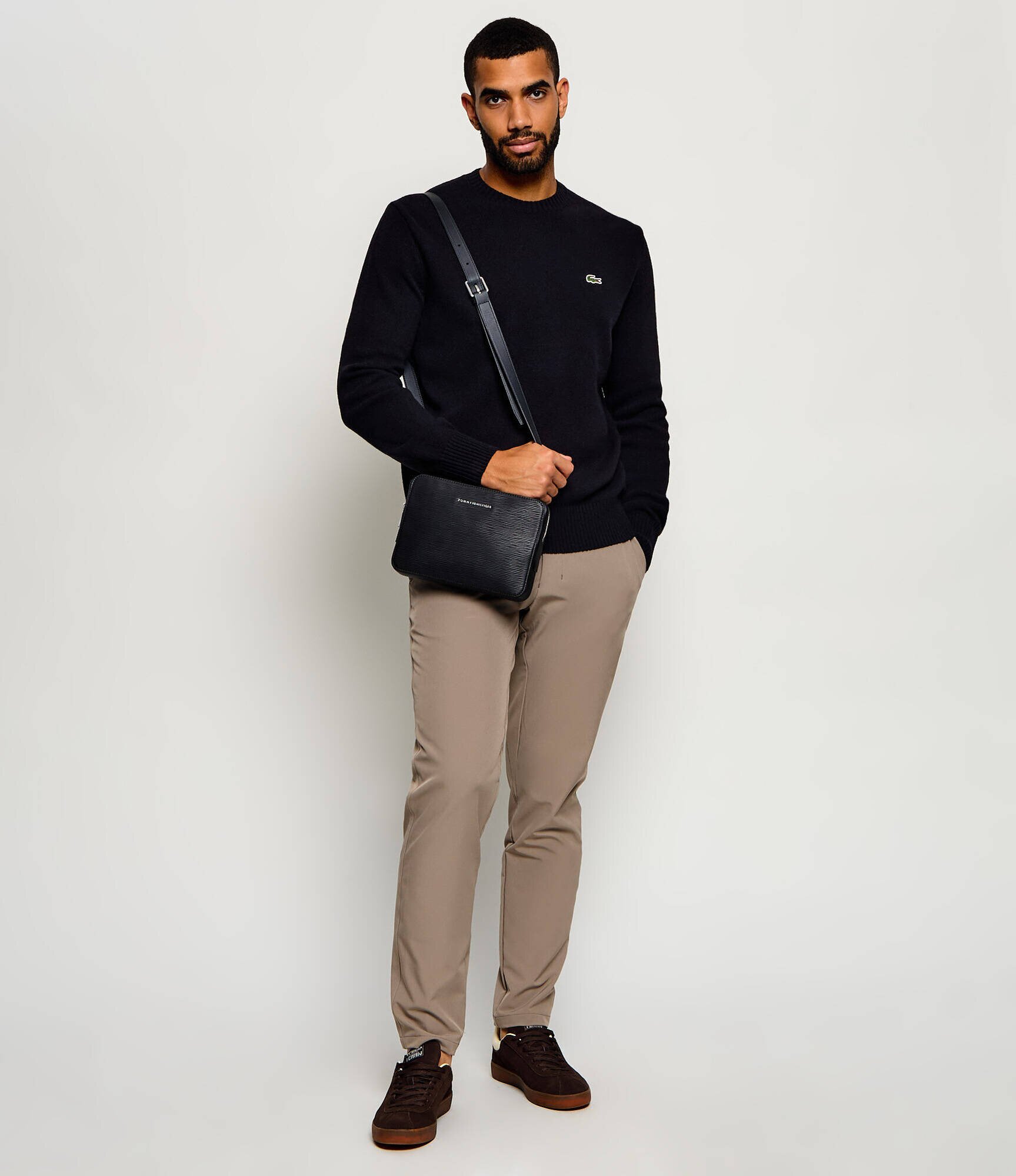Lacoste De lână pulover | Classic fit