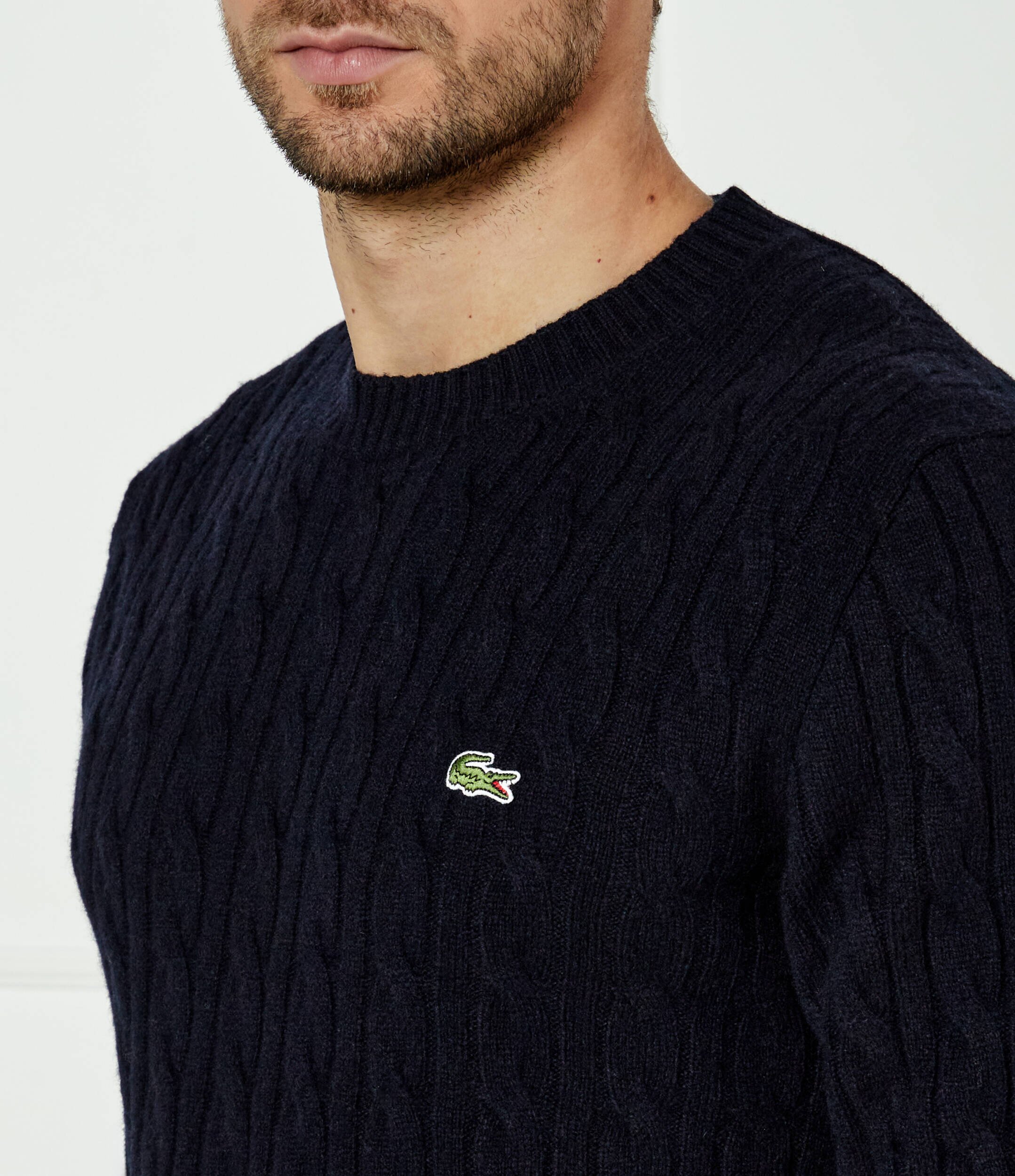 Lacoste De lână pulover | Classic fit