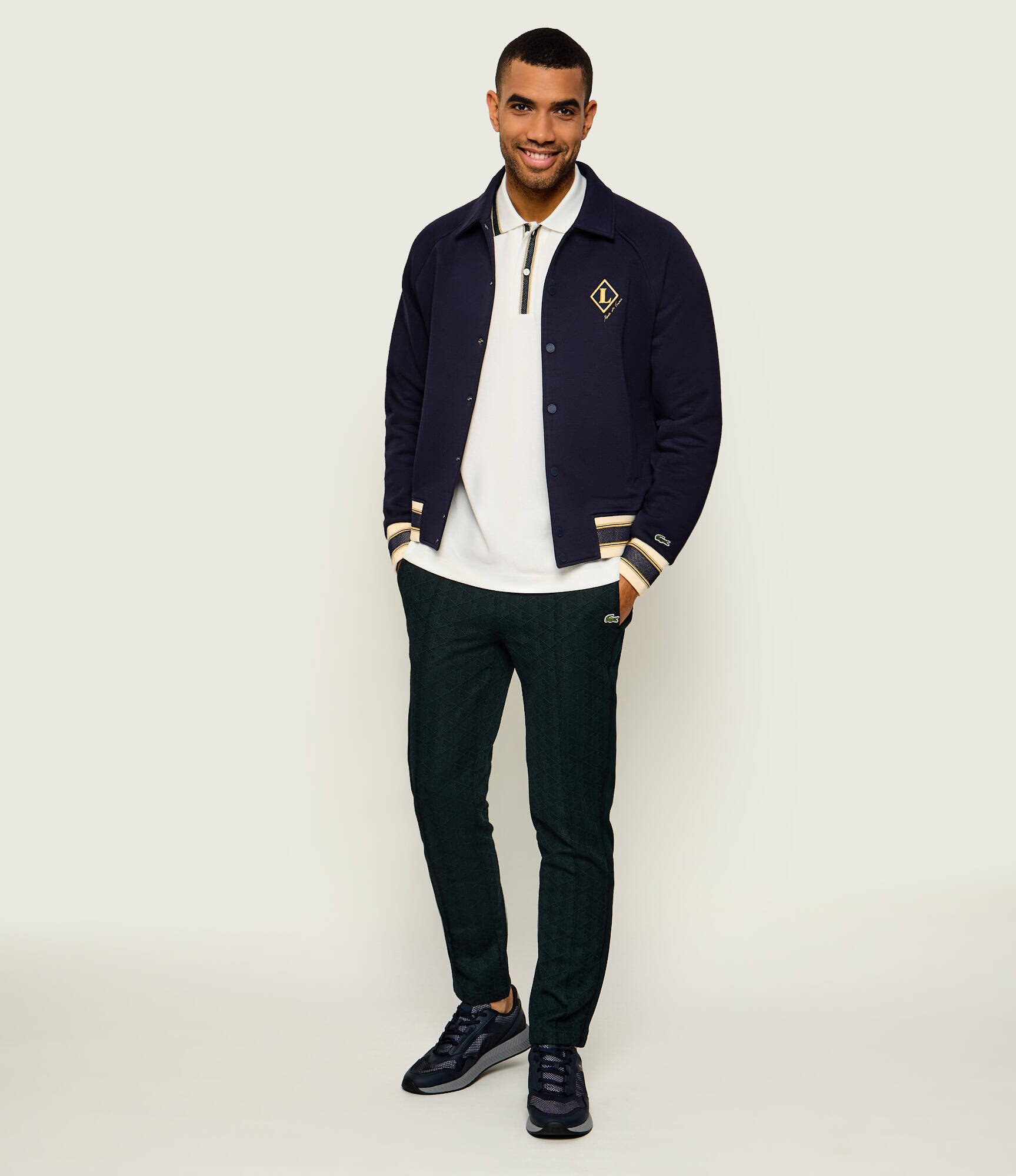 Lacoste Geacă Varsity | Classic fit