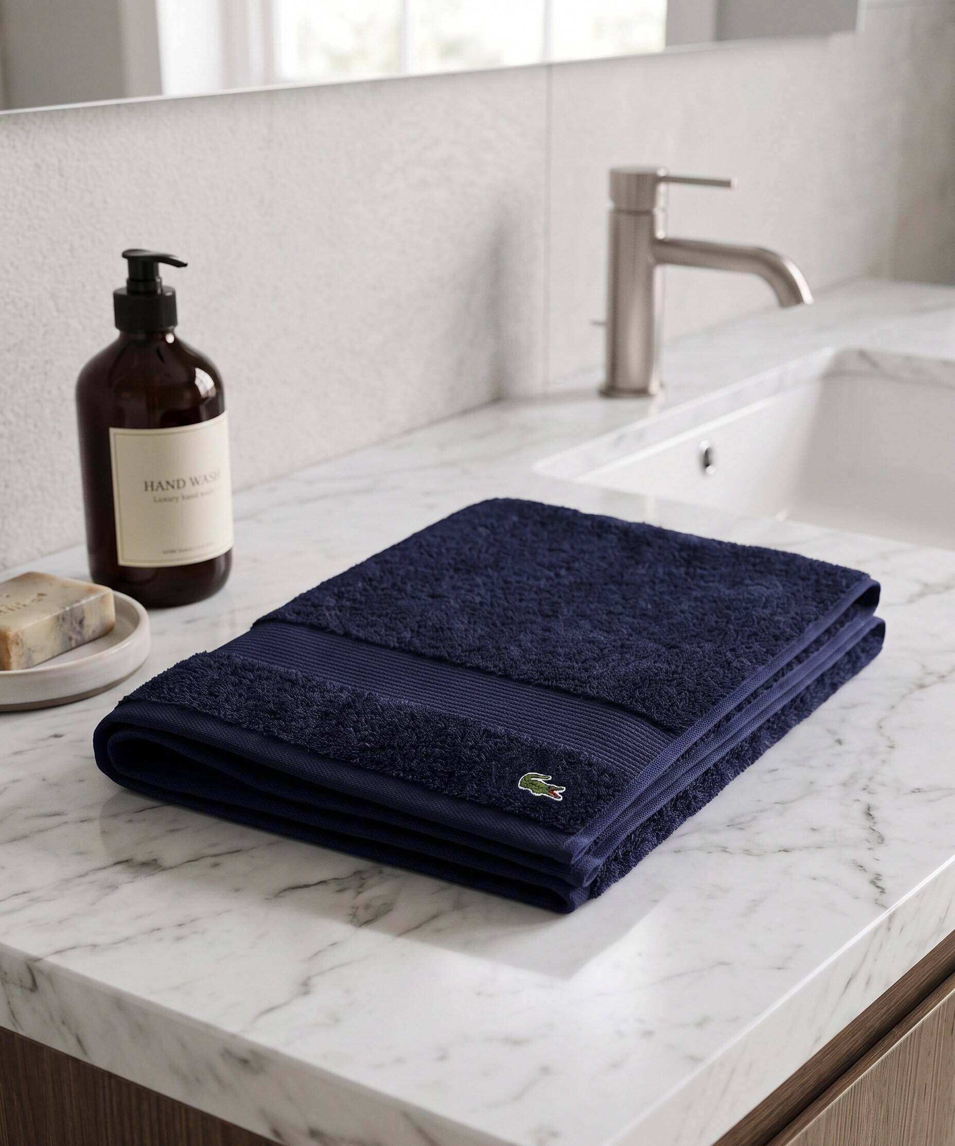 Lacoste HOME Prosop de baie Llecroco | 100 x 150 cm