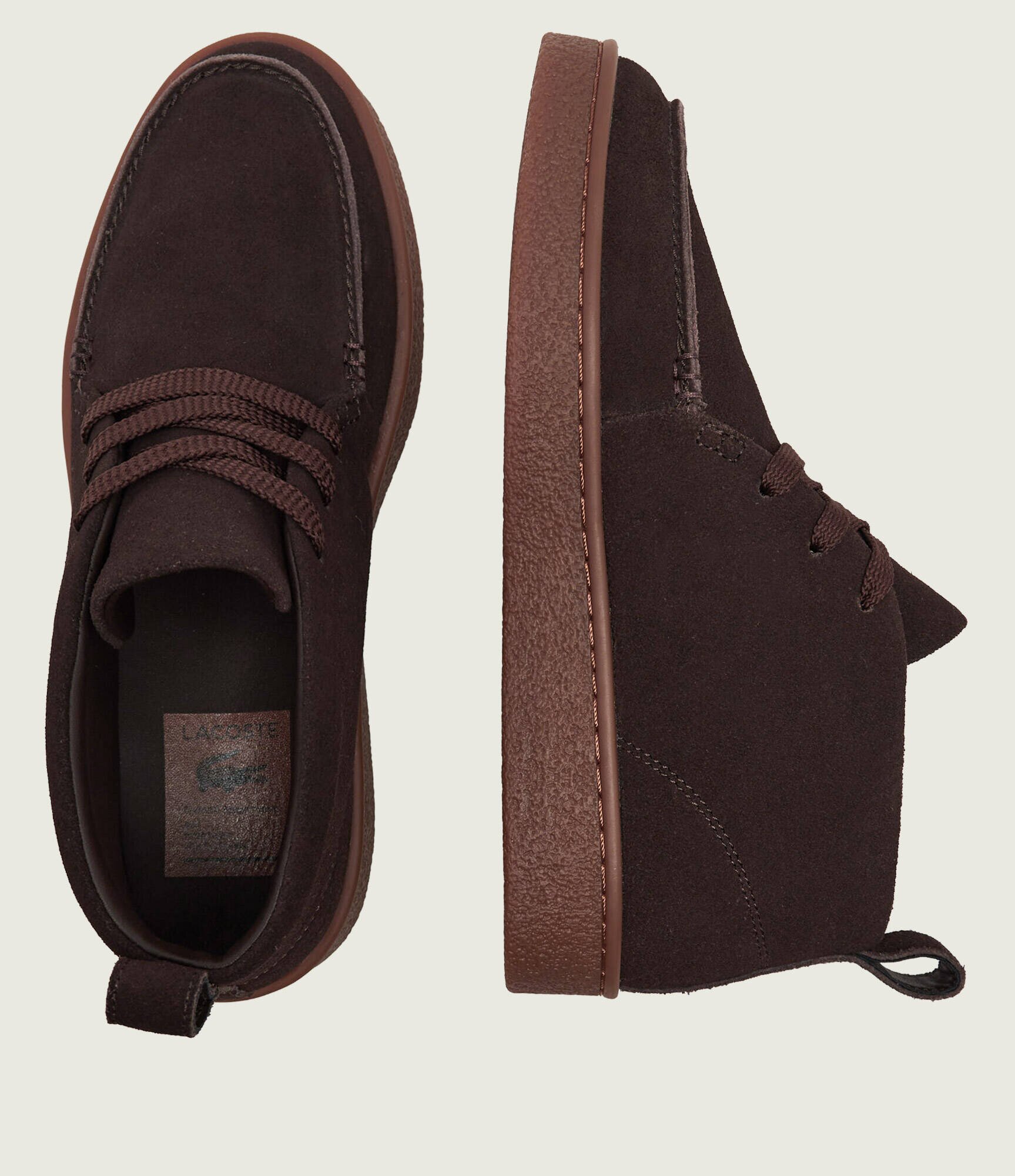Lacoste Sneakers Baseshot Chukka | piele întoarsă