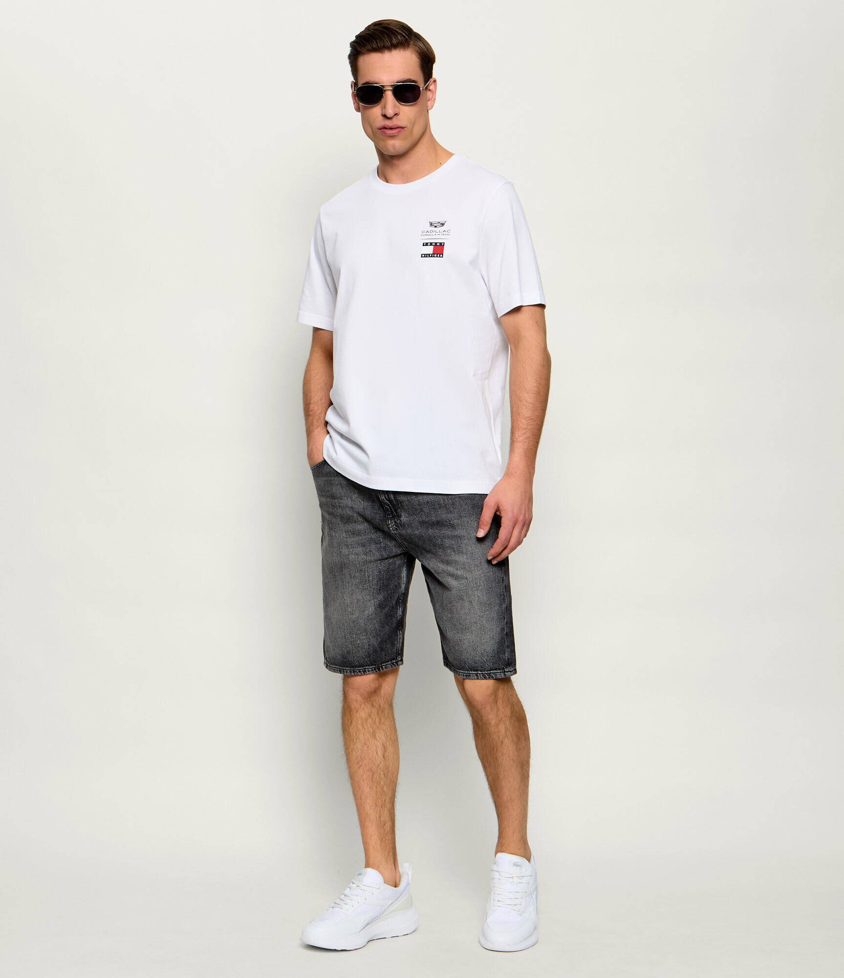 Lacoste Sneakers EVO cu adaos de piele